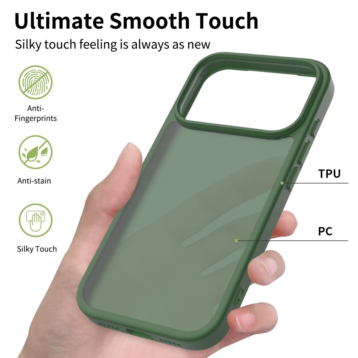 Pulse Translucent Matte Skin Feeling Case with Camera Action Button — 131