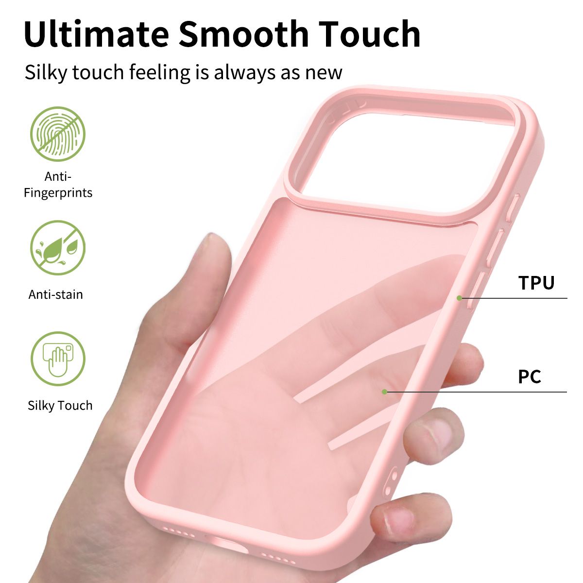 Pulse Translucent Matte Skin Feeling Case with Camera Action Button — 135