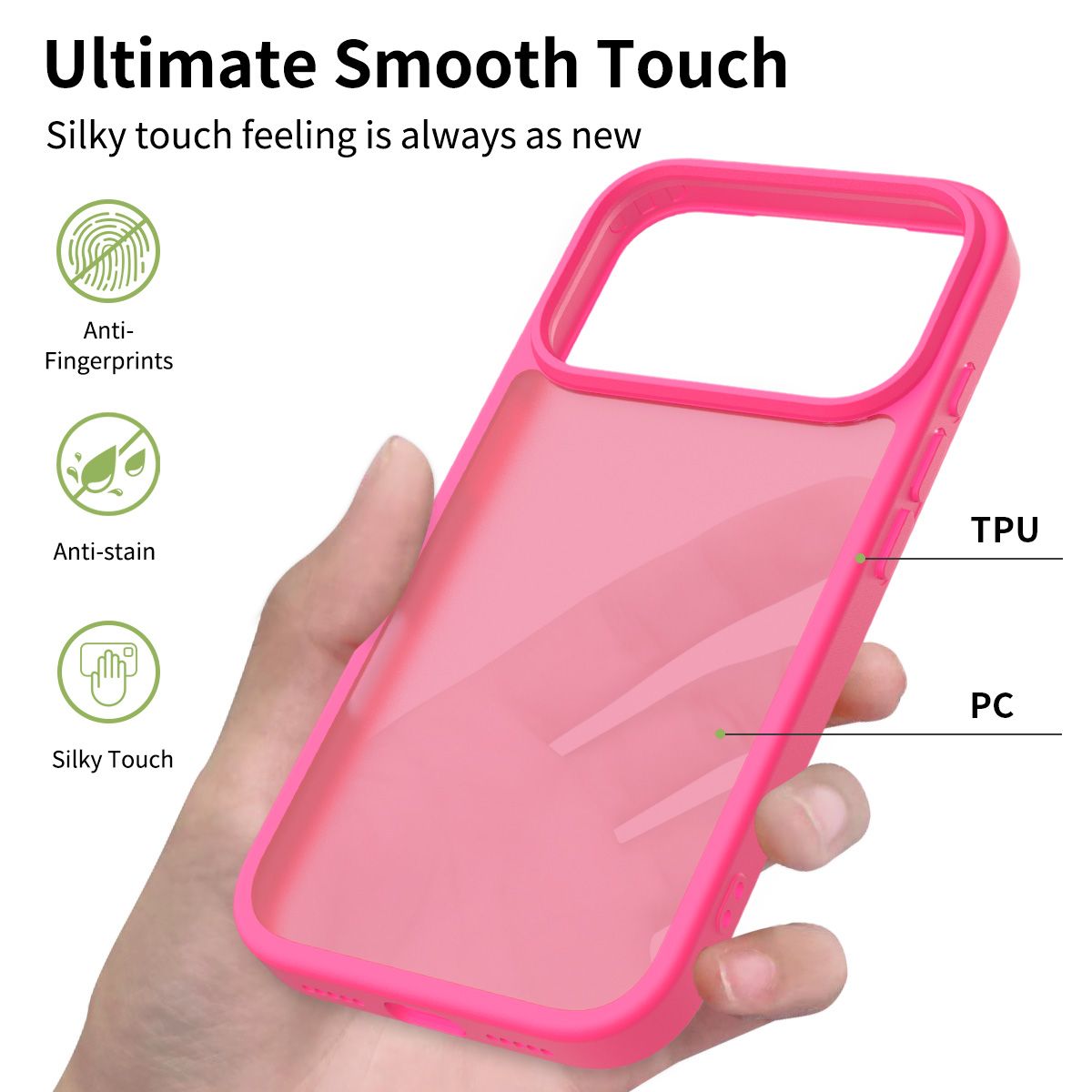 Pulse Translucent Matte Skin Feeling Case with Camera Action Button — 139