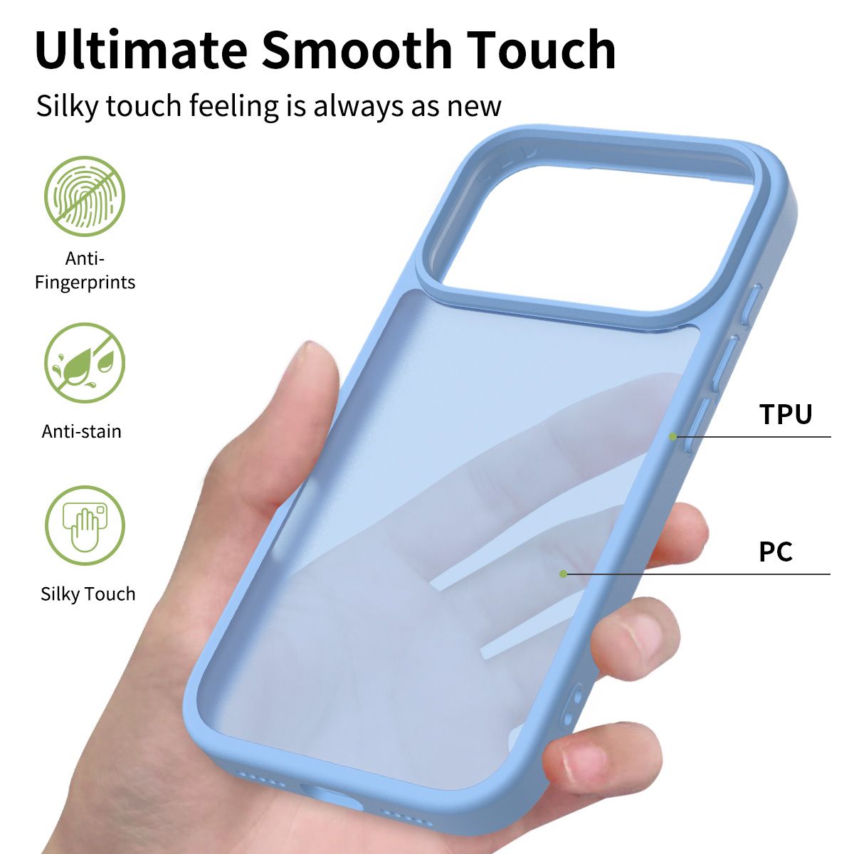 Pulse Translucent Matte Skin Feeling Case with Camera Action Button — 167
