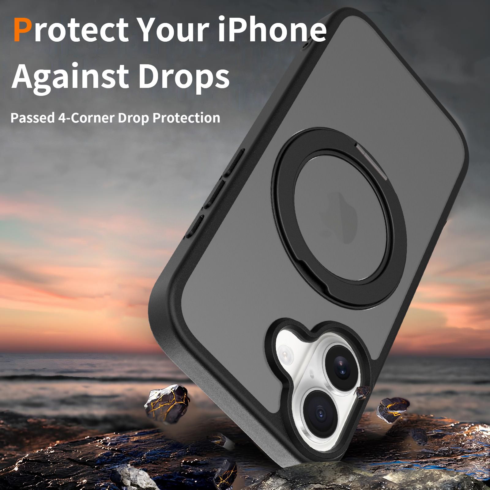Pulse Translucent Matte Skin Feeling Case with Camera Action Button — 332