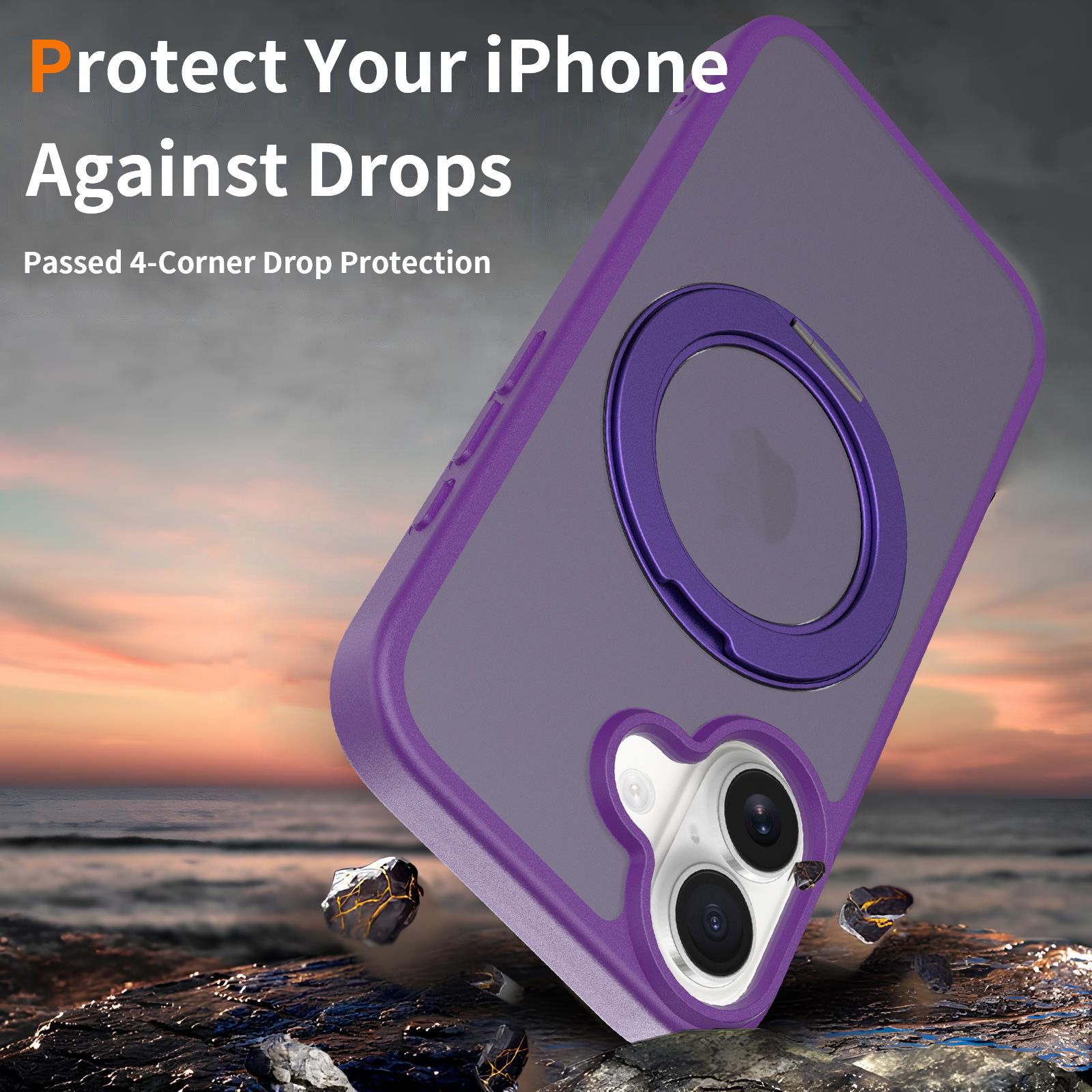 Pulse Translucent Matte Skin Feeling Case with Camera Action Button — 349