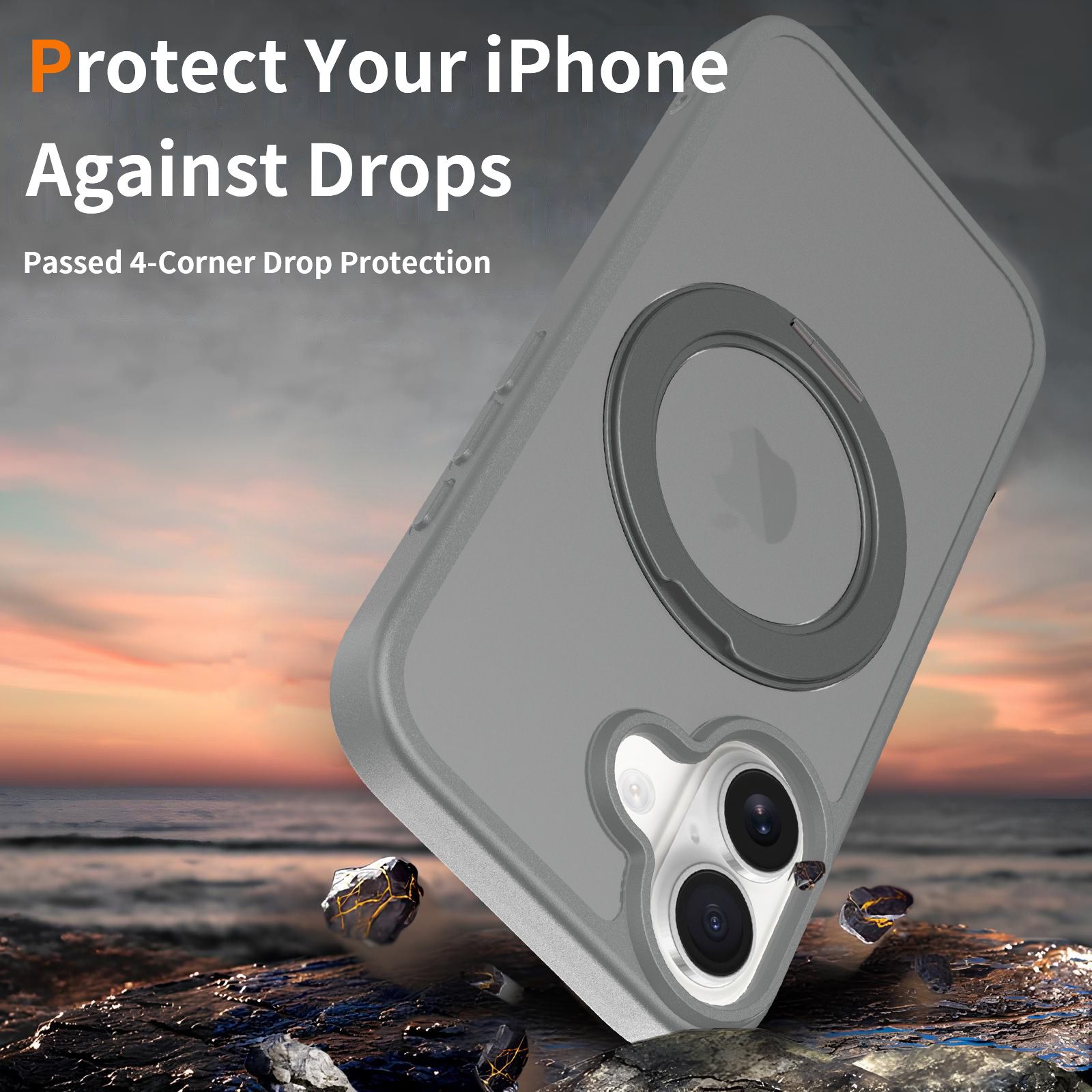 Pulse Translucent Matte Skin Feeling Case with Camera Action Button — 359