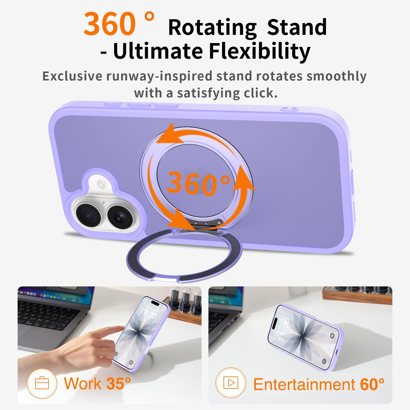Pulse Translucent Matte Skin Feeling Case with Camera Action Button — 367