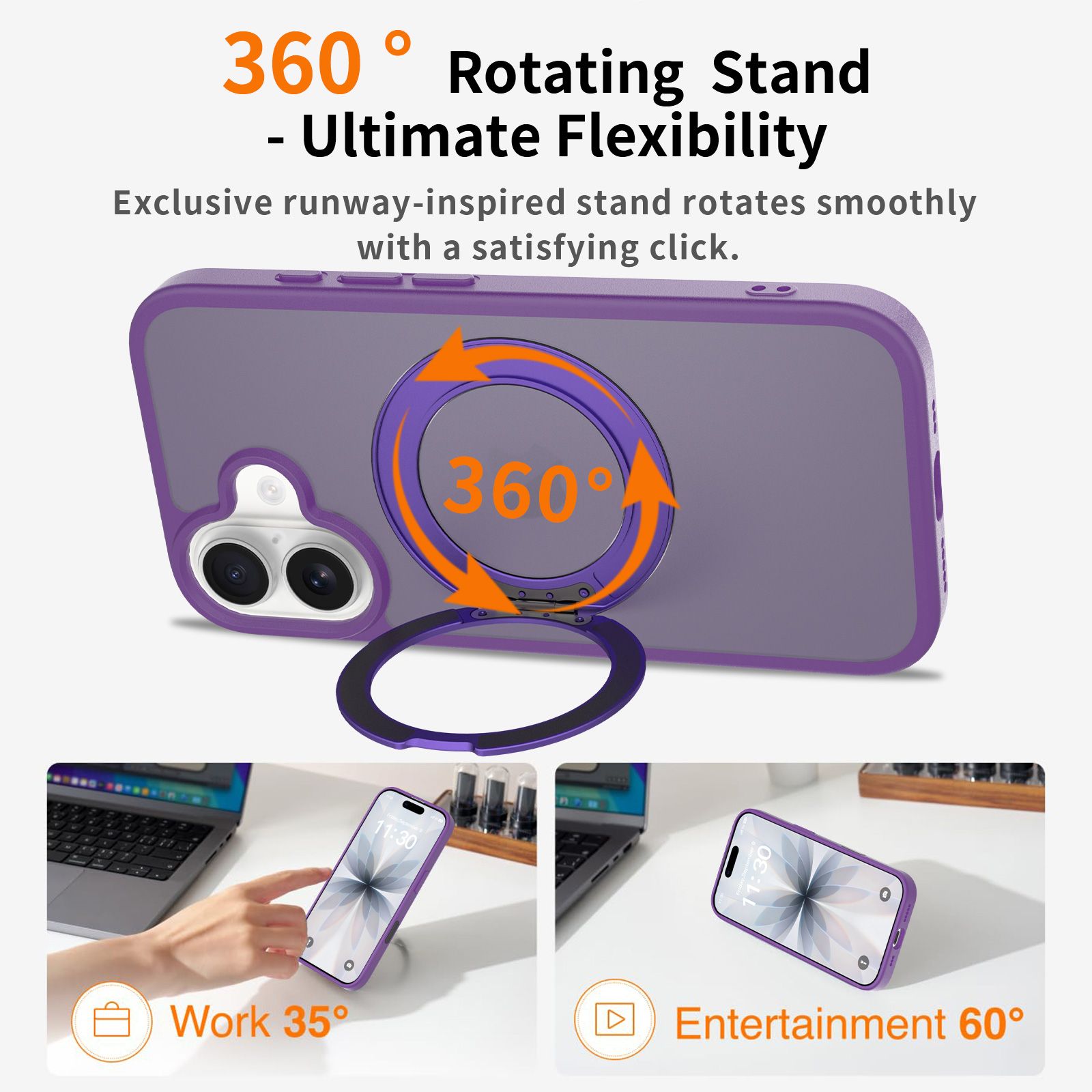 Pulse Translucent Matte Skin Feeling Case with Camera Action Button — 352