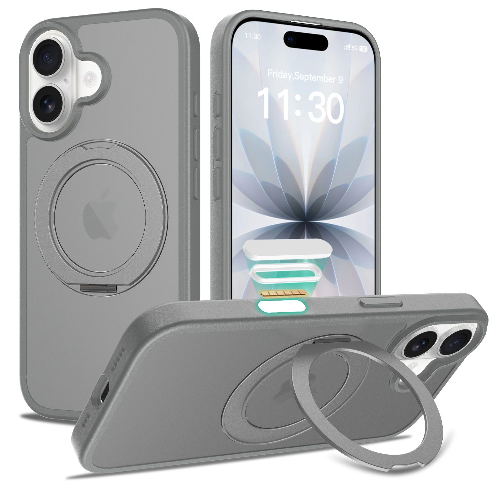 Pulse Translucent Matte Skin Feeling Case with Camera Action Button — 373