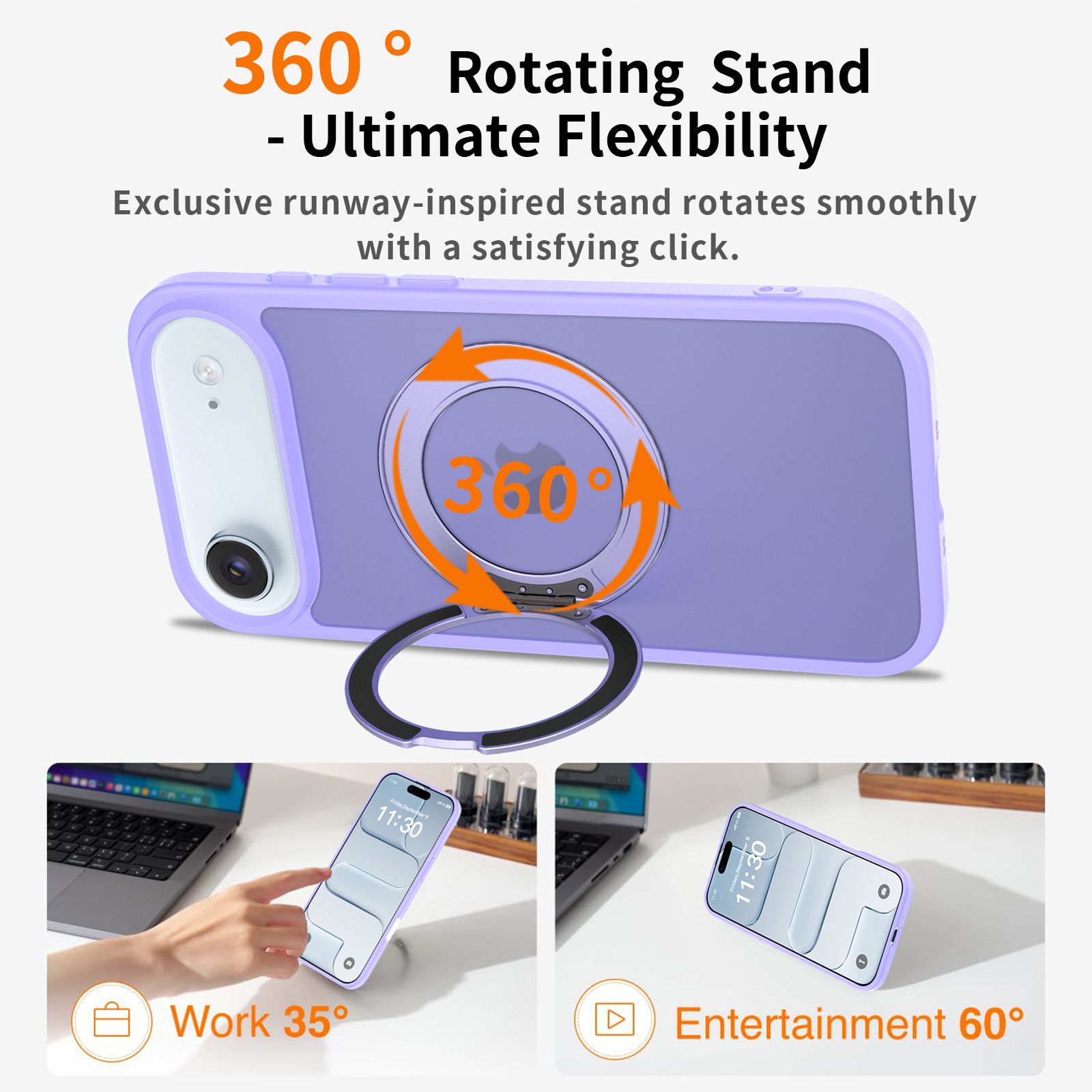 Pulse Translucent Matte Skin Feeling Case with Camera Action Button — 411