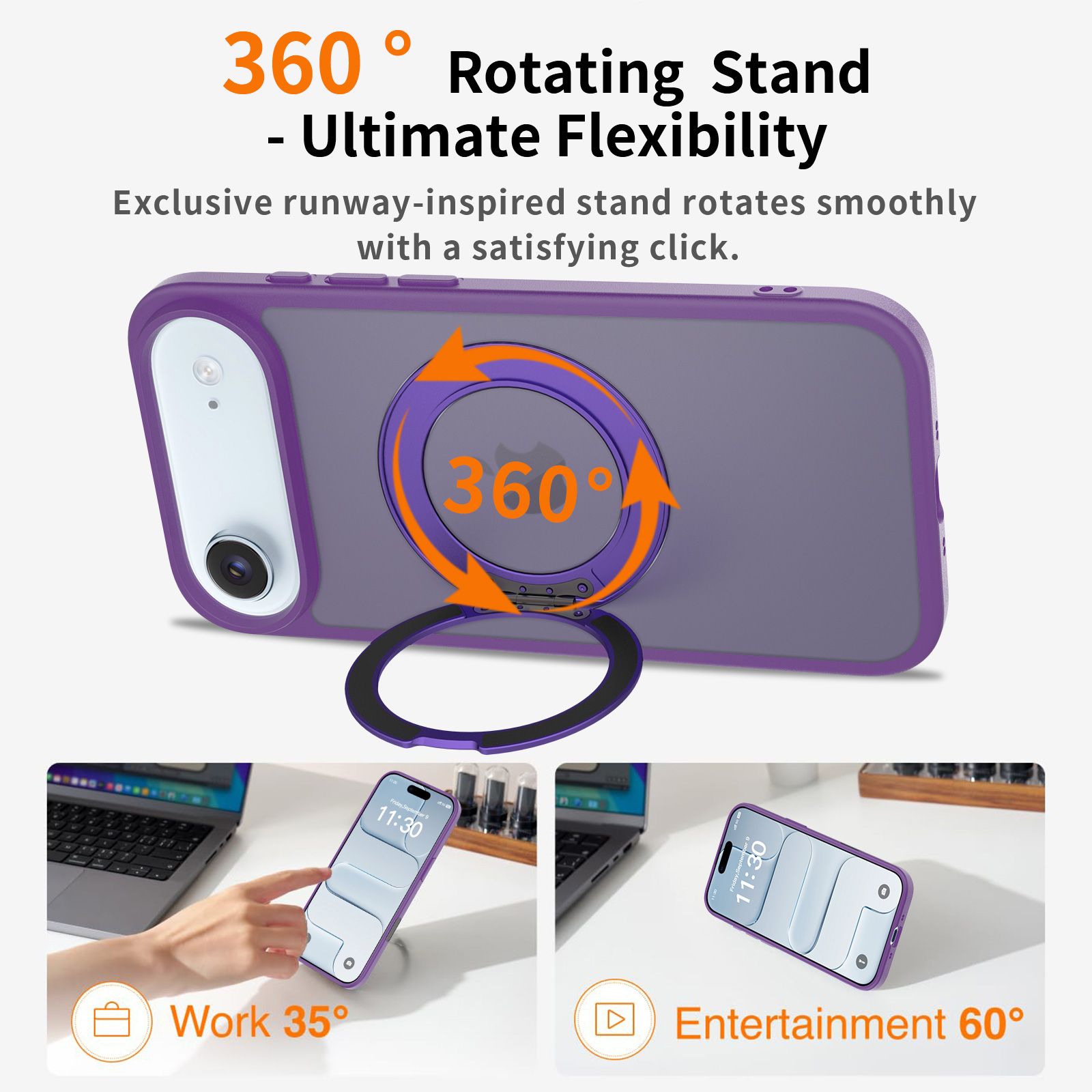 Pulse Translucent Matte Skin Feeling Case with Camera Action Button — 396