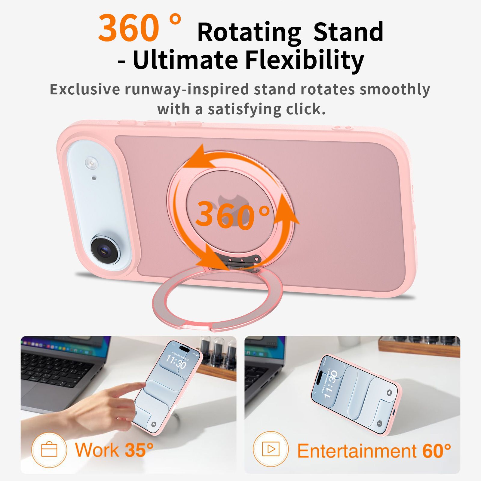 Pulse Translucent Matte Skin Feeling Case with Camera Action Button — 401
