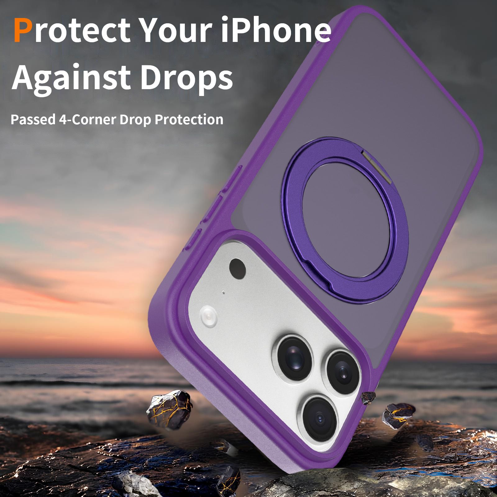 Pulse Translucent Matte Skin Feeling Case with Camera Action Button — 481