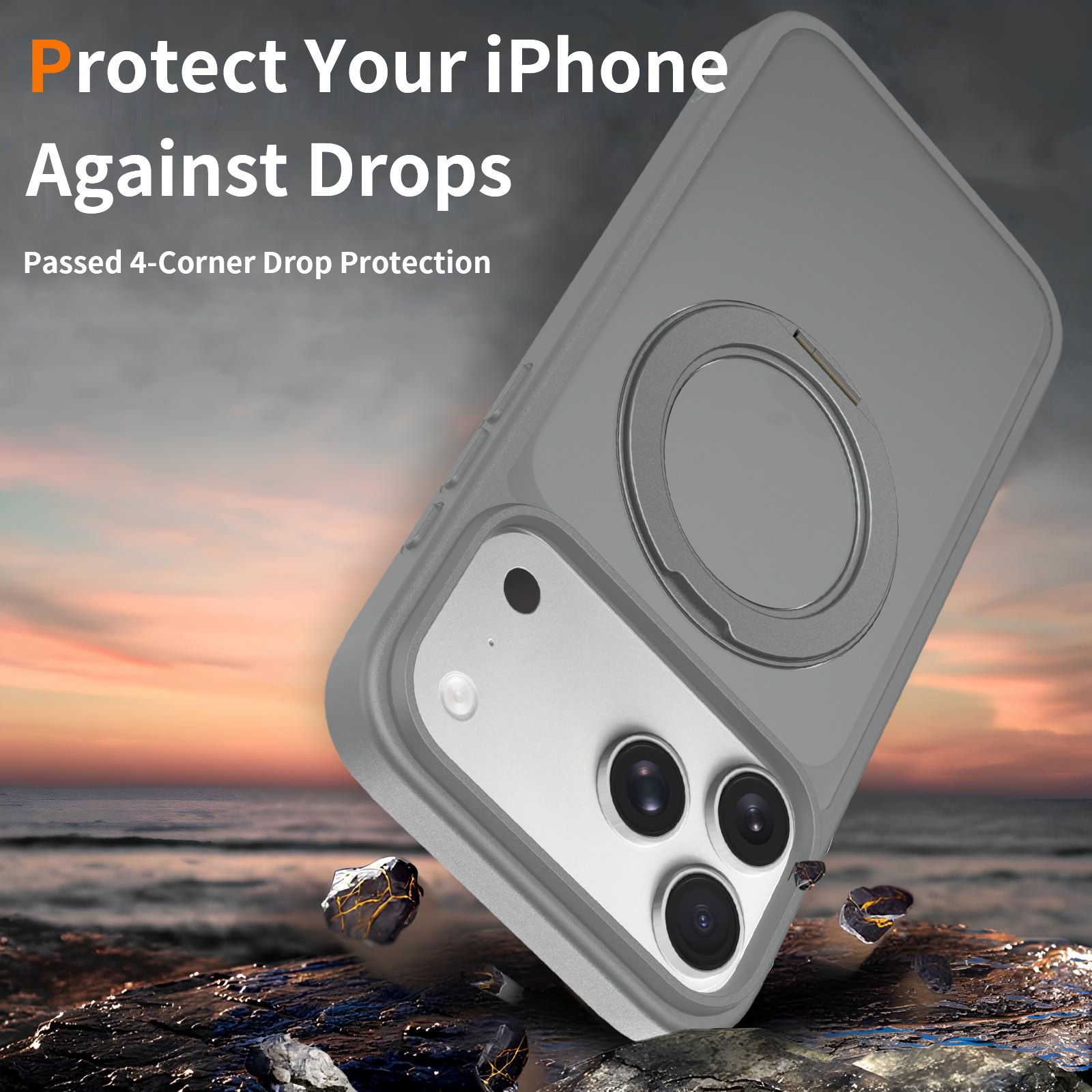 Pulse Translucent Matte Skin Feeling Case with Camera Action Button — 491