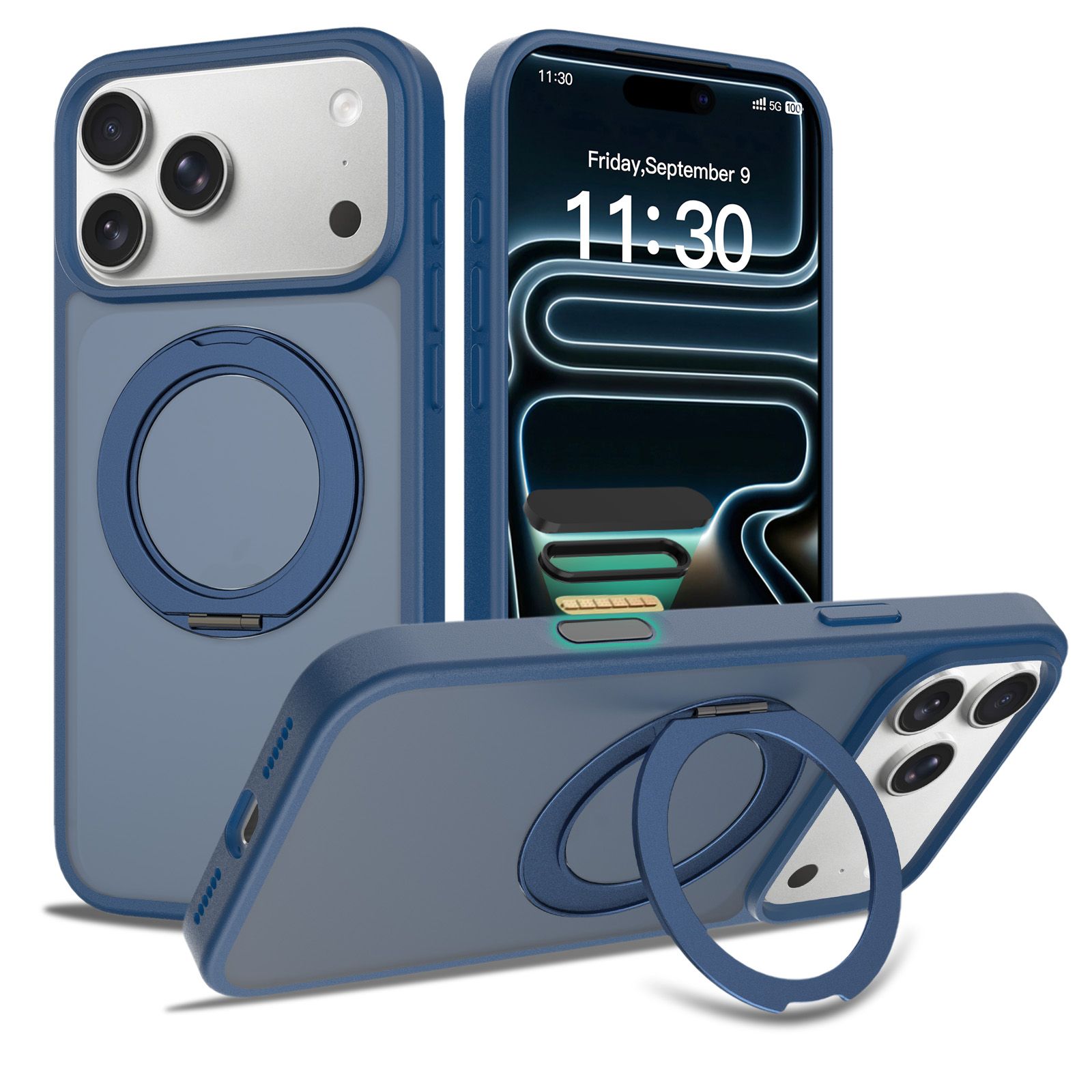 Pulse Translucent Matte Skin Feeling Case with Camera Action Button — 501