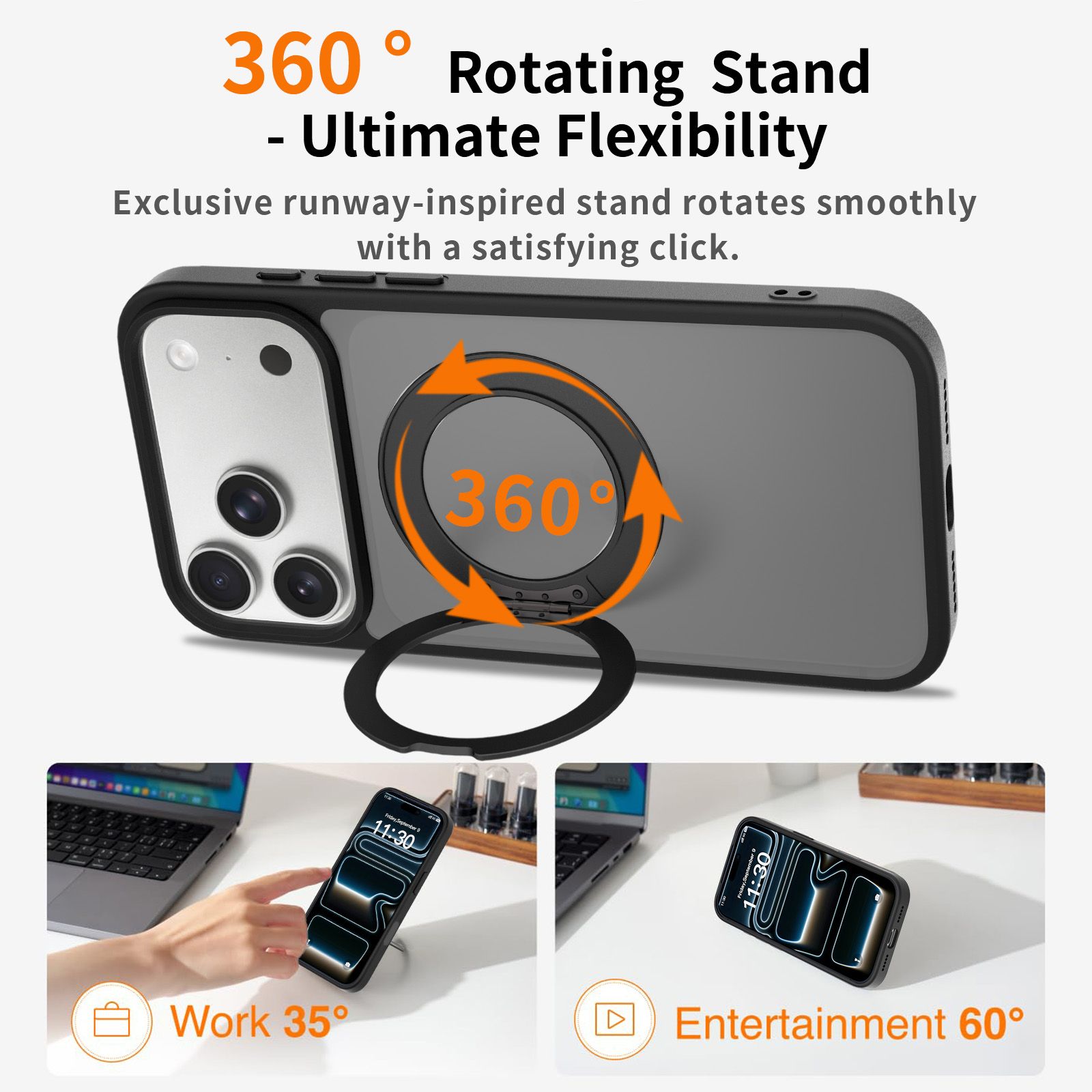 Pulse Translucent Matte Skin Feeling Case with Camera Action Button — 467