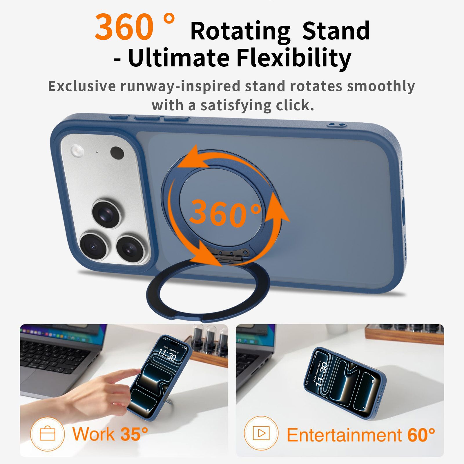 Pulse Translucent Matte Skin Feeling Case with Camera Action Button — 474