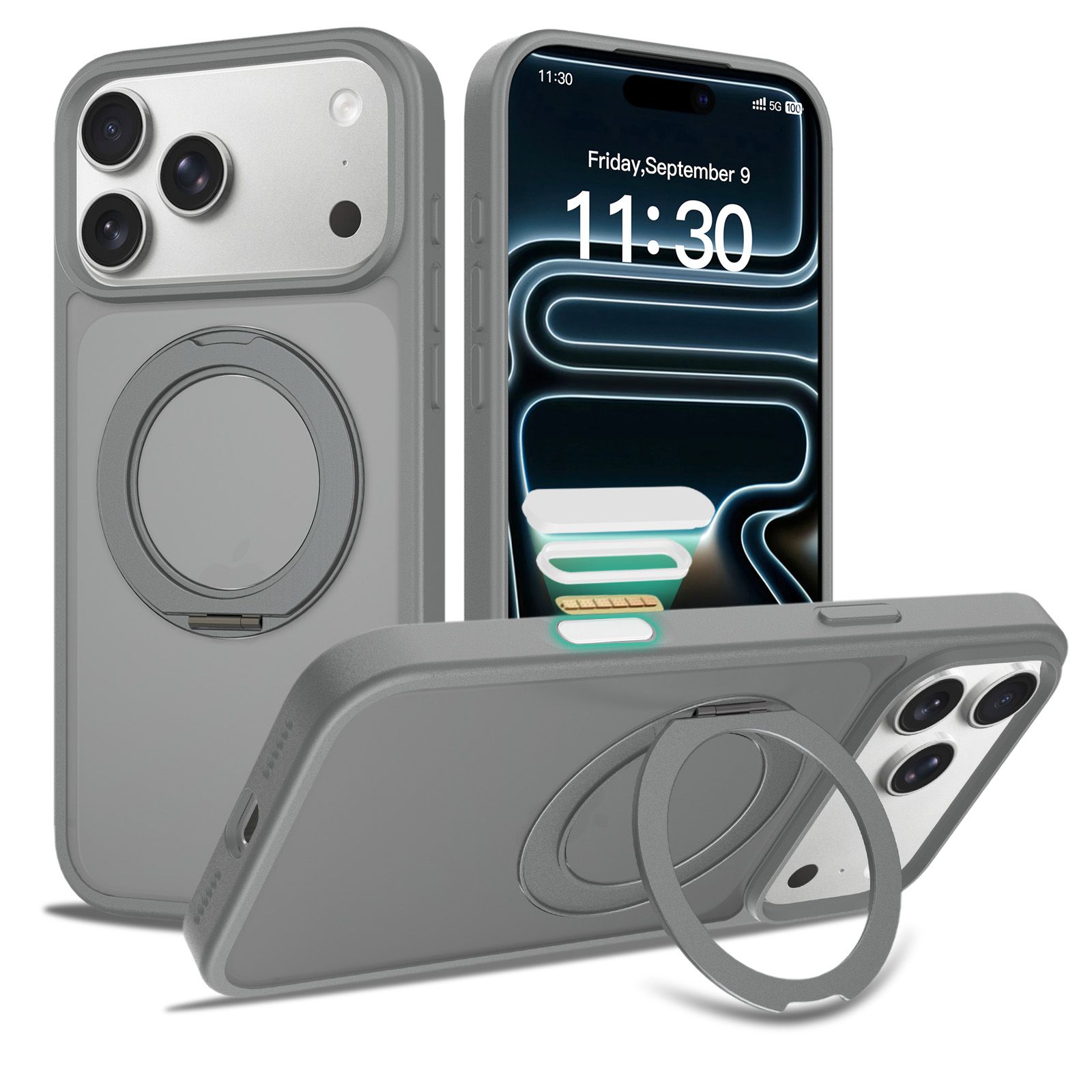 Pulse Translucent Matte Skin Feeling Case with Camera Action Button — 505