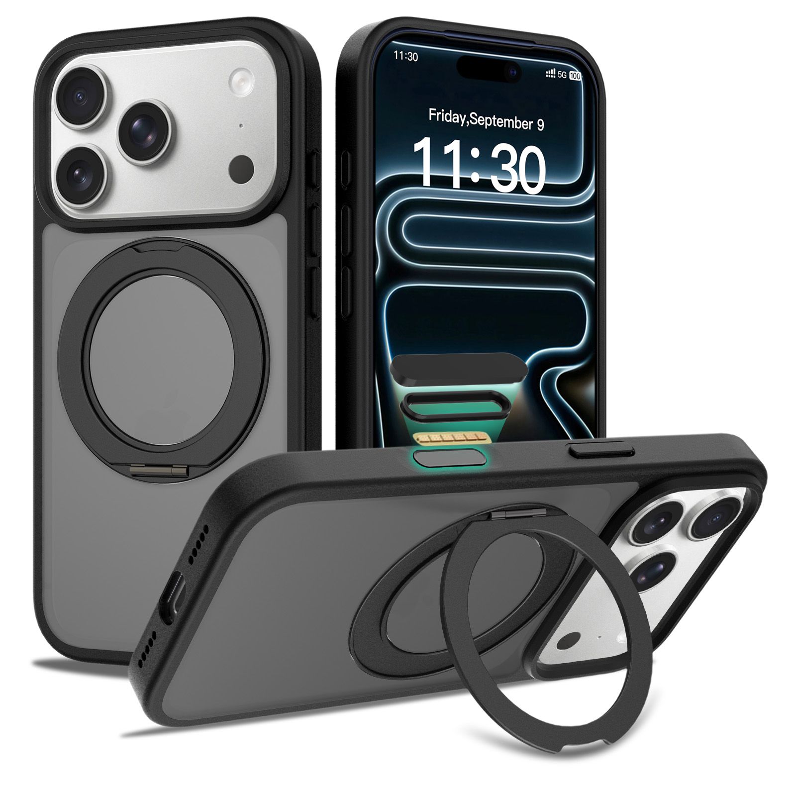 Pulse Translucent Matte Skin Feeling Case with Camera Action Button — 419