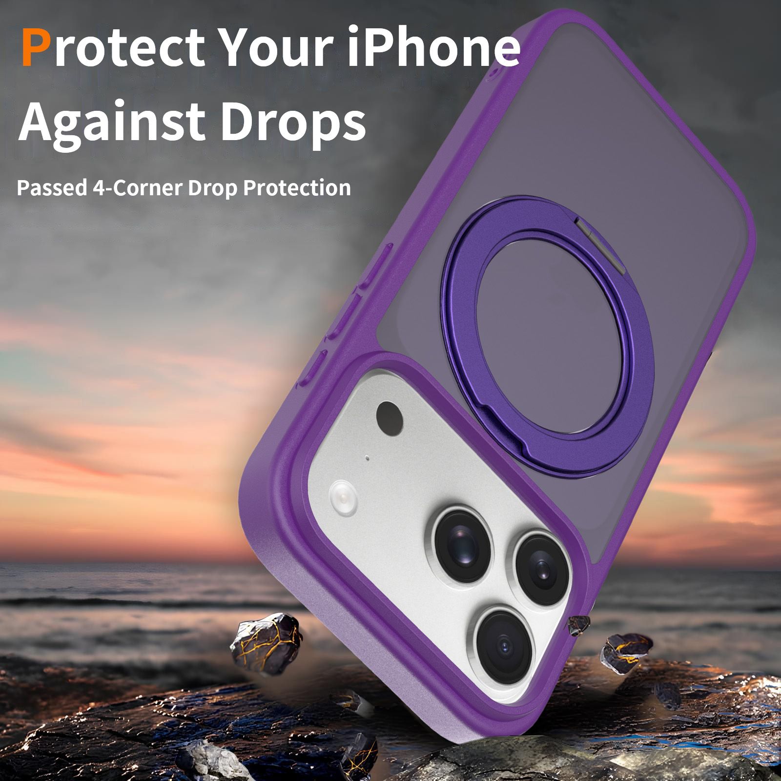 Pulse Translucent Matte Skin Feeling Case with Camera Action Button — 437