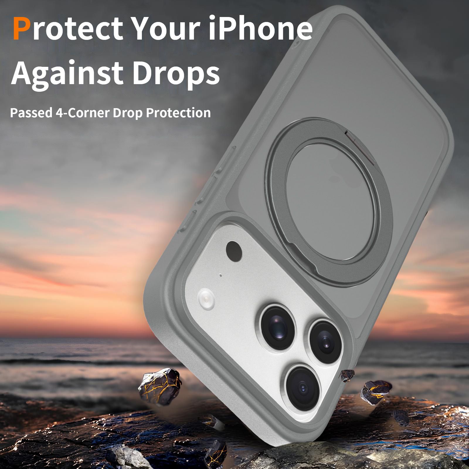 Pulse Translucent Matte Skin Feeling Case with Camera Action Button — 447