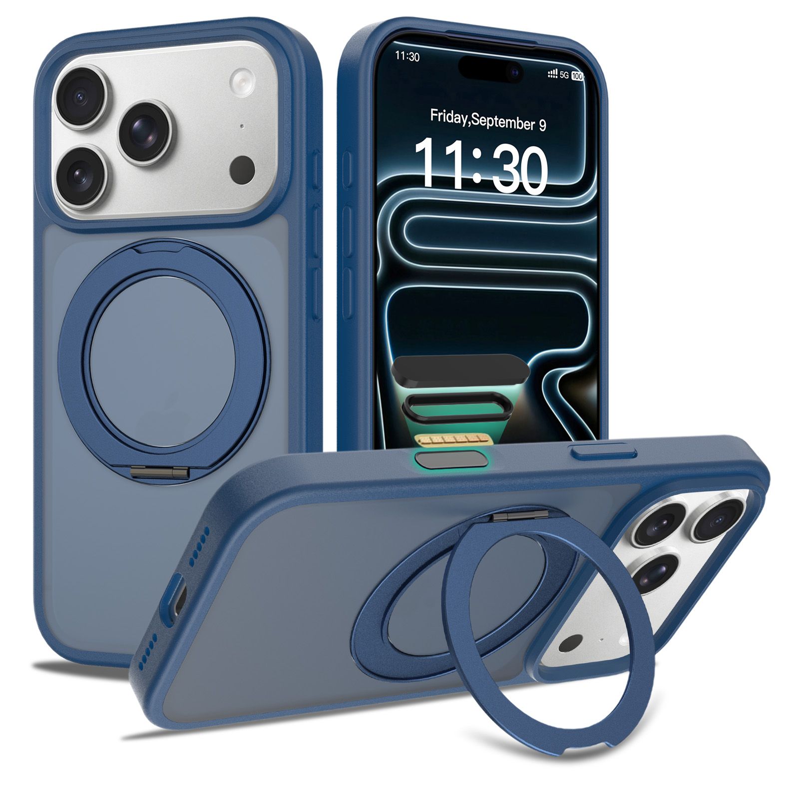 Pulse Translucent Matte Skin Feeling Case with Camera Action Button — 457