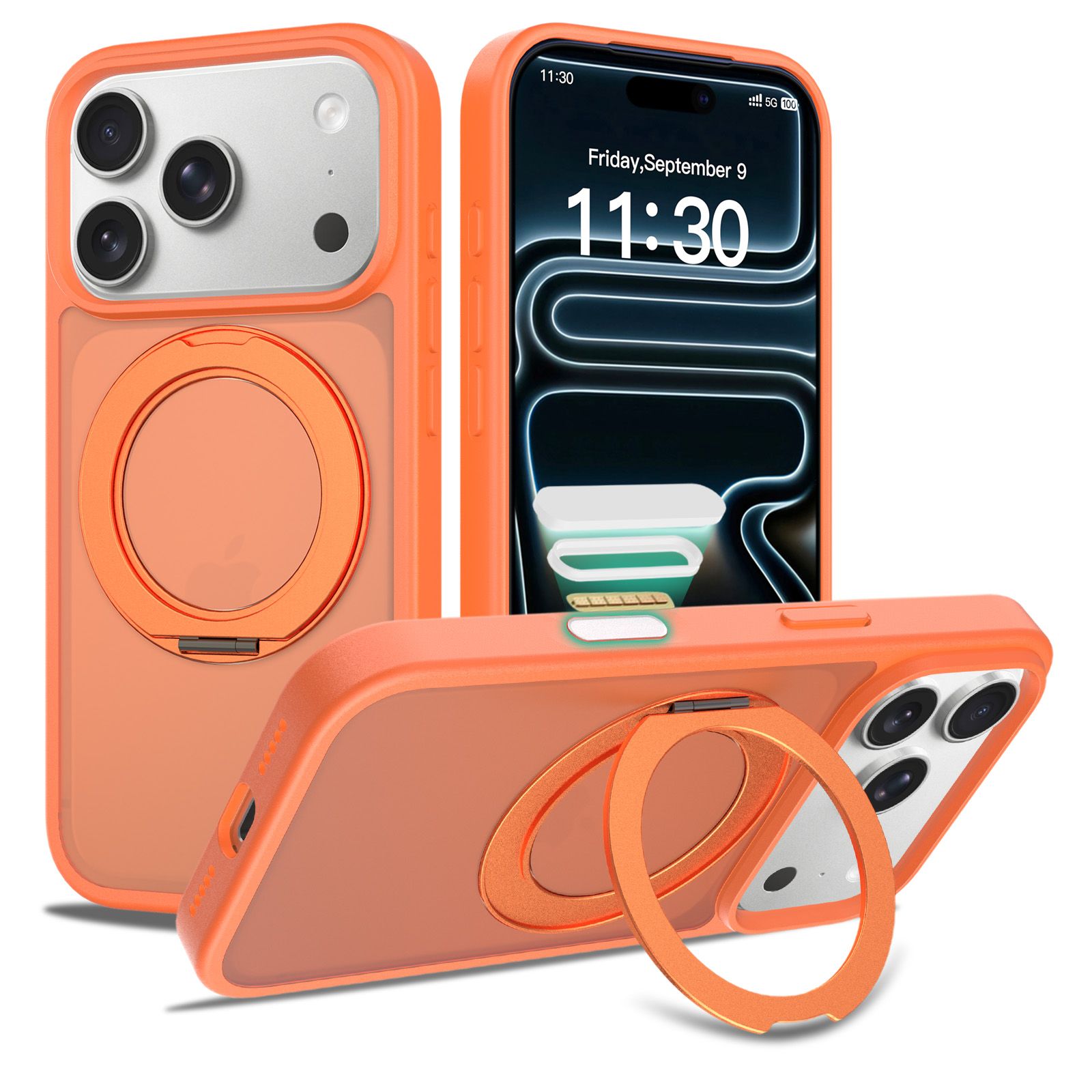Pulse Translucent Matte Skin Feeling Case with Camera Action Button — 458