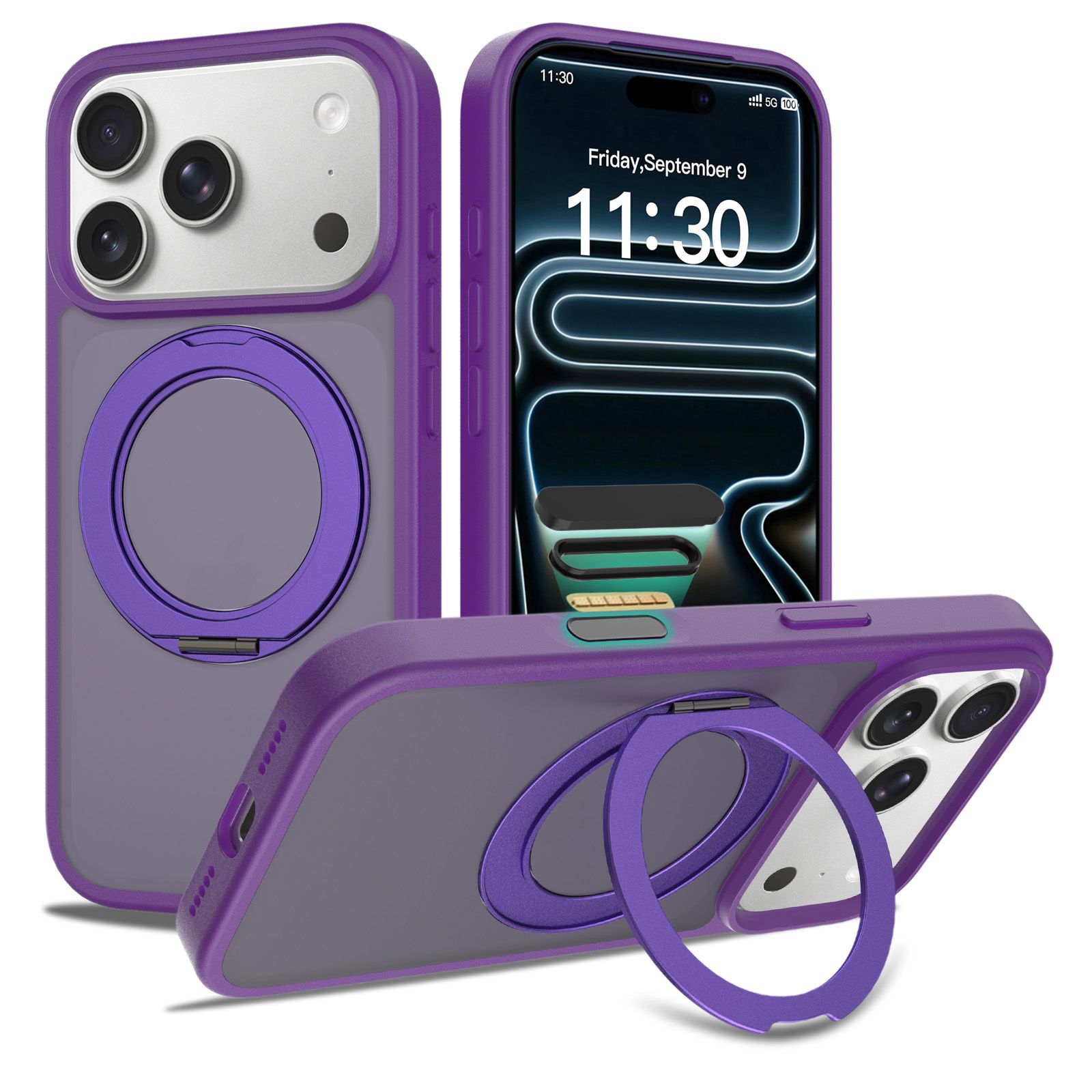 Pulse Translucent Matte Skin Feeling Case with Camera Action Button — 459