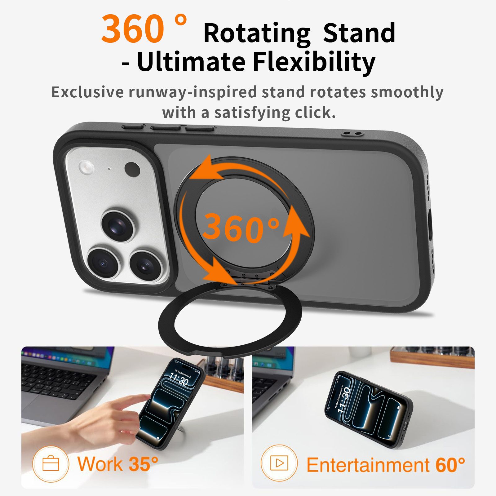 Pulse Translucent Matte Skin Feeling Case with Camera Action Button — 423
