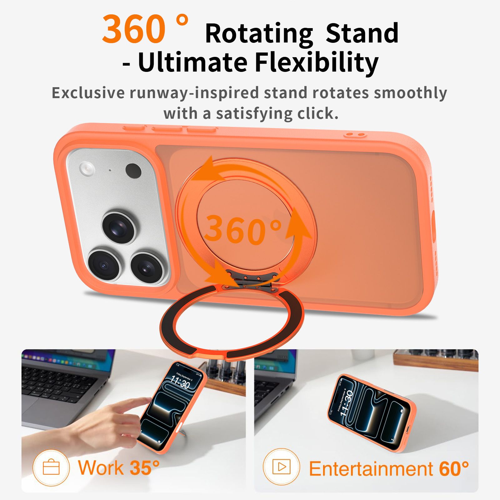 Pulse Translucent Matte Skin Feeling Case with Camera Action Button — 435