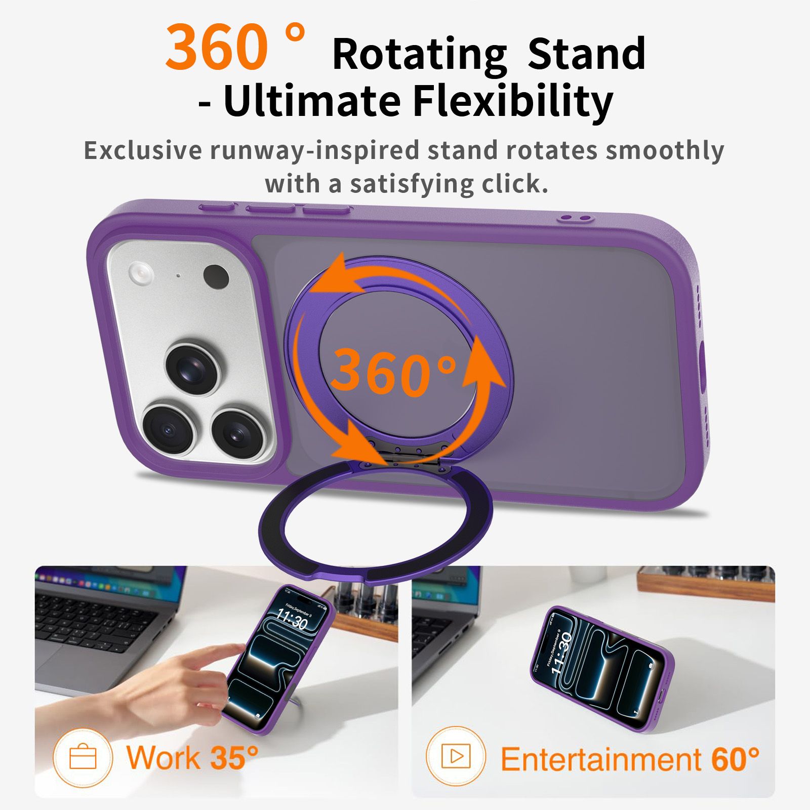Pulse Translucent Matte Skin Feeling Case with Camera Action Button — 440