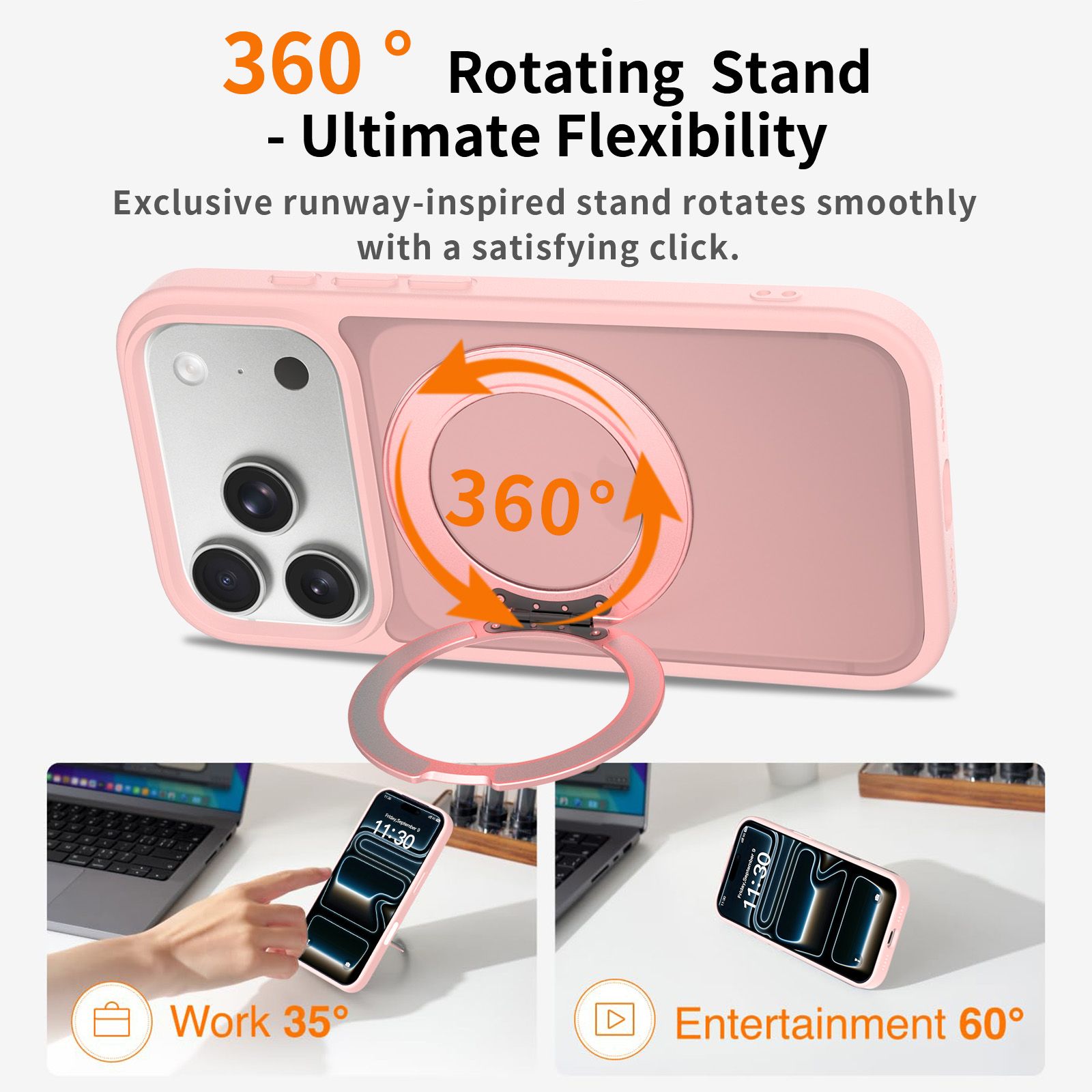 Pulse Translucent Matte Skin Feeling Case with Camera Action Button — 445