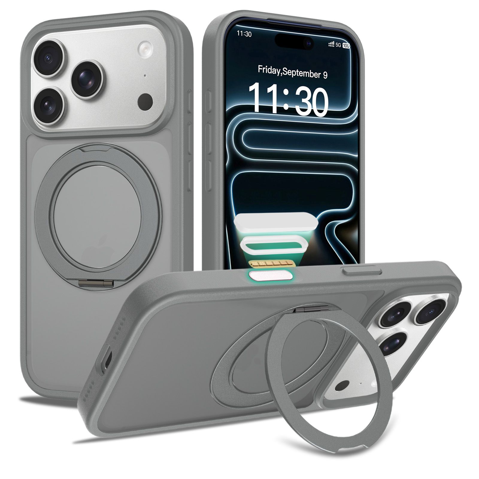 Pulse Translucent Matte Skin Feeling Case with Camera Action Button — 461