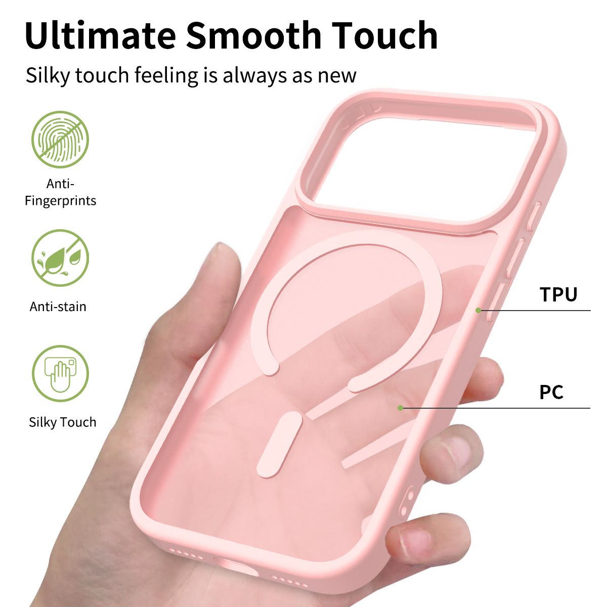 Pulse Skin Feeling MagSafe Case with Camera Action Button — 162