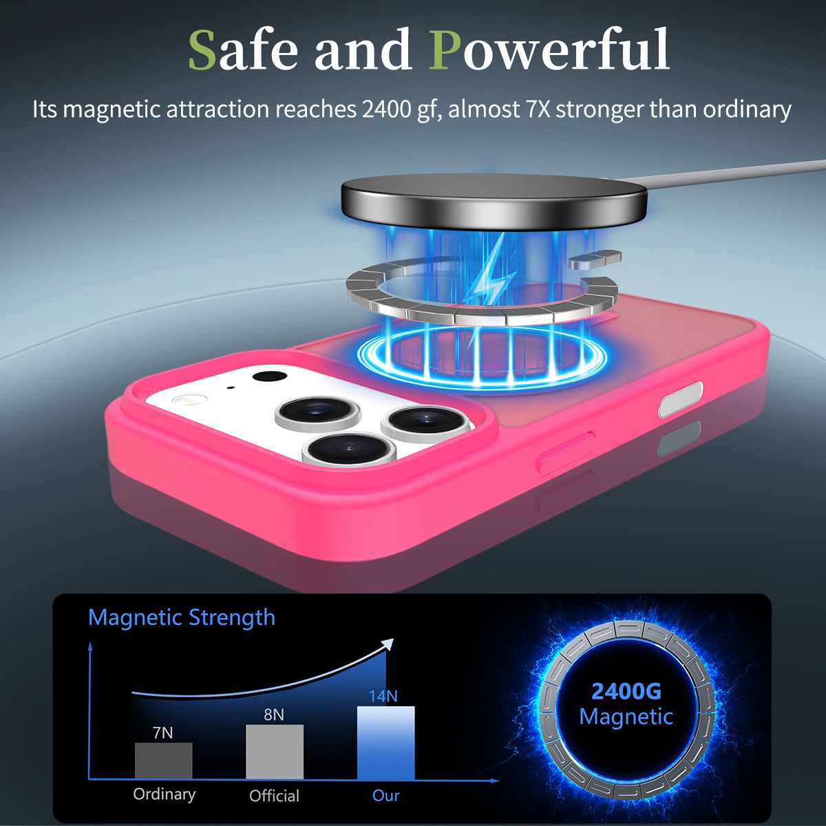 Pulse Skin Feeling MagSafe Case with Camera Action Button — 167
