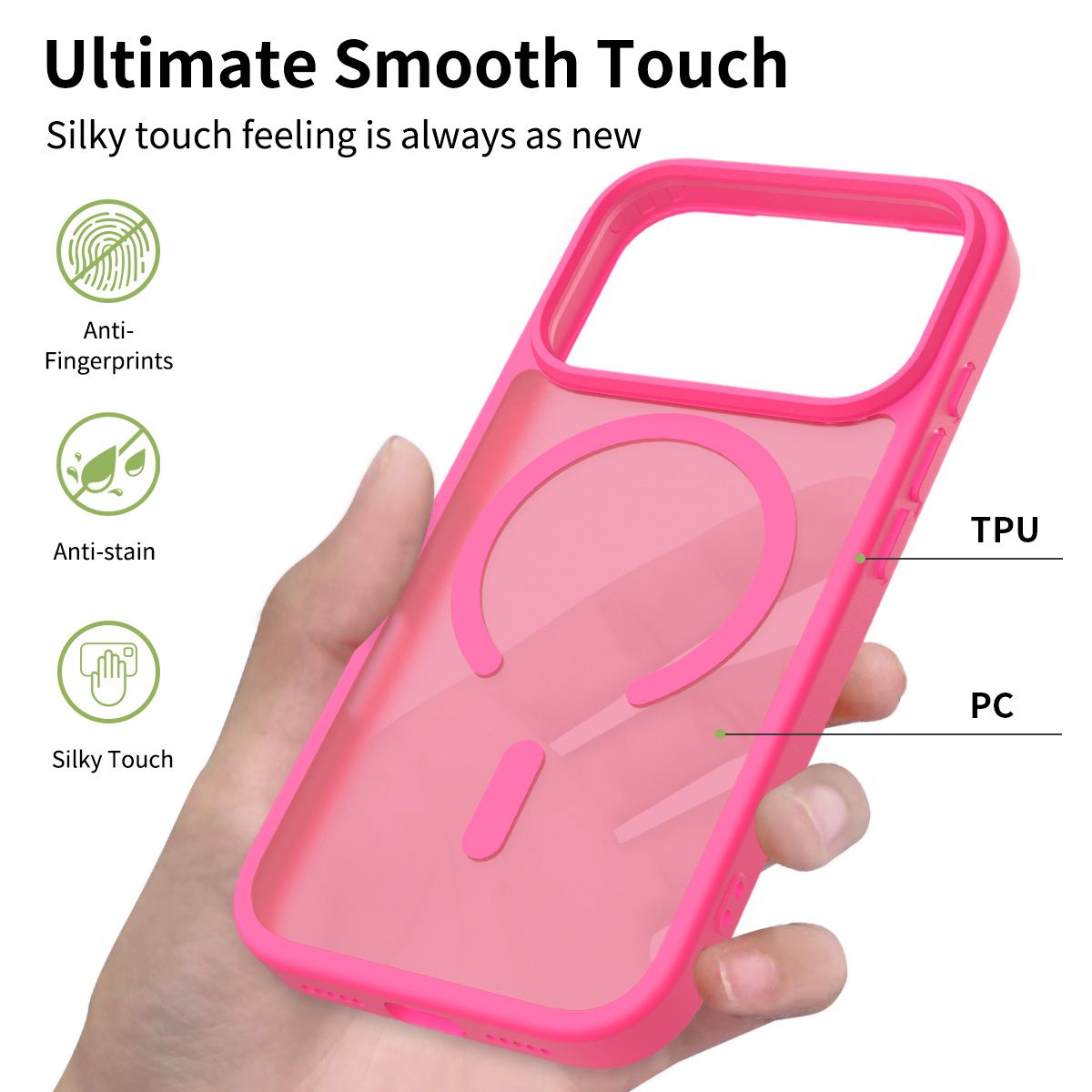 Pulse Skin Feeling MagSafe Case with Camera Action Button — 168