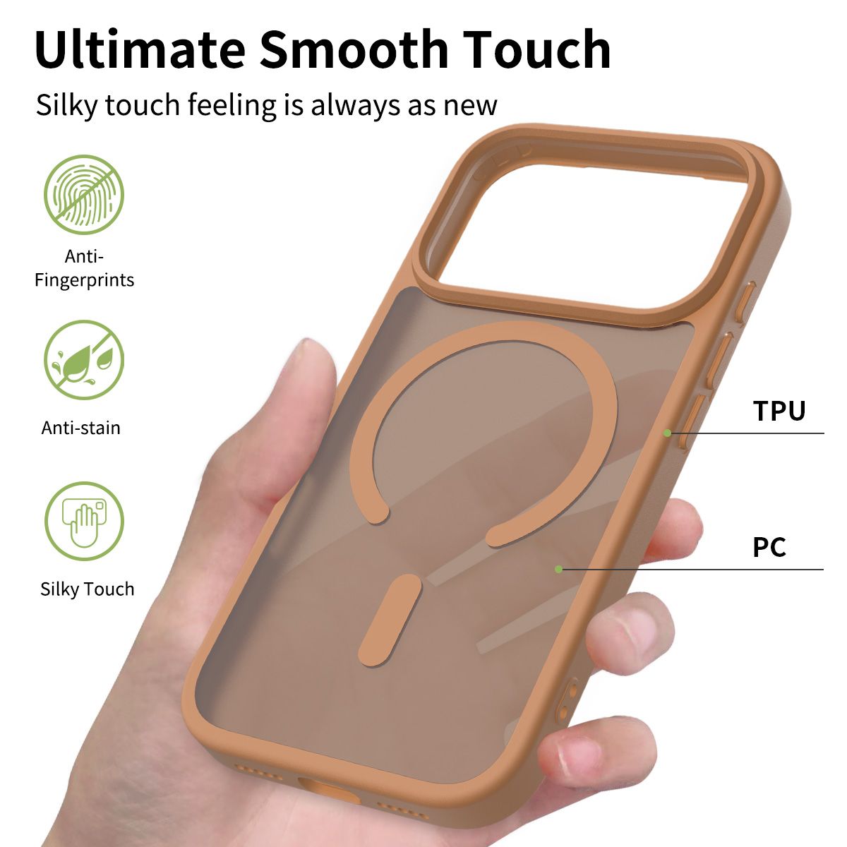 Pulse Skin Feeling MagSafe Case with Camera Action Button — 198