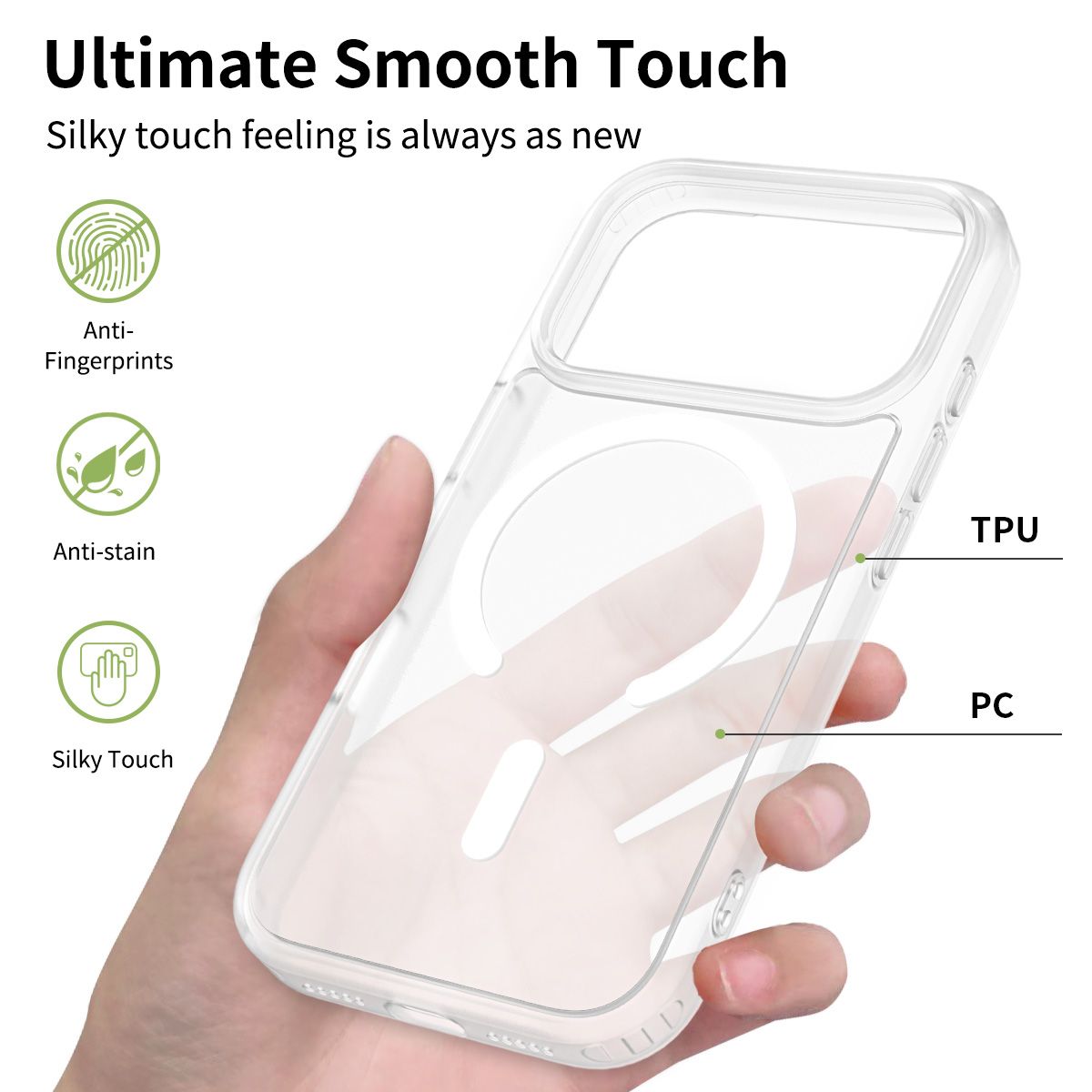 Pulse Skin Feeling MagSafe Case with Camera Action Button — 154