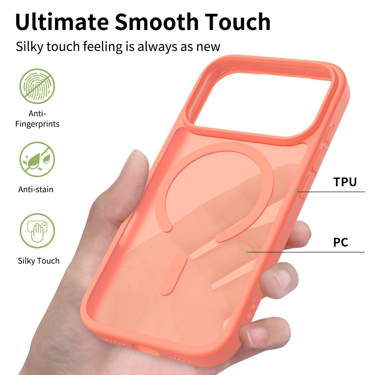 Pulse Skin Feeling MagSafe Case with Camera Action Button — 174
