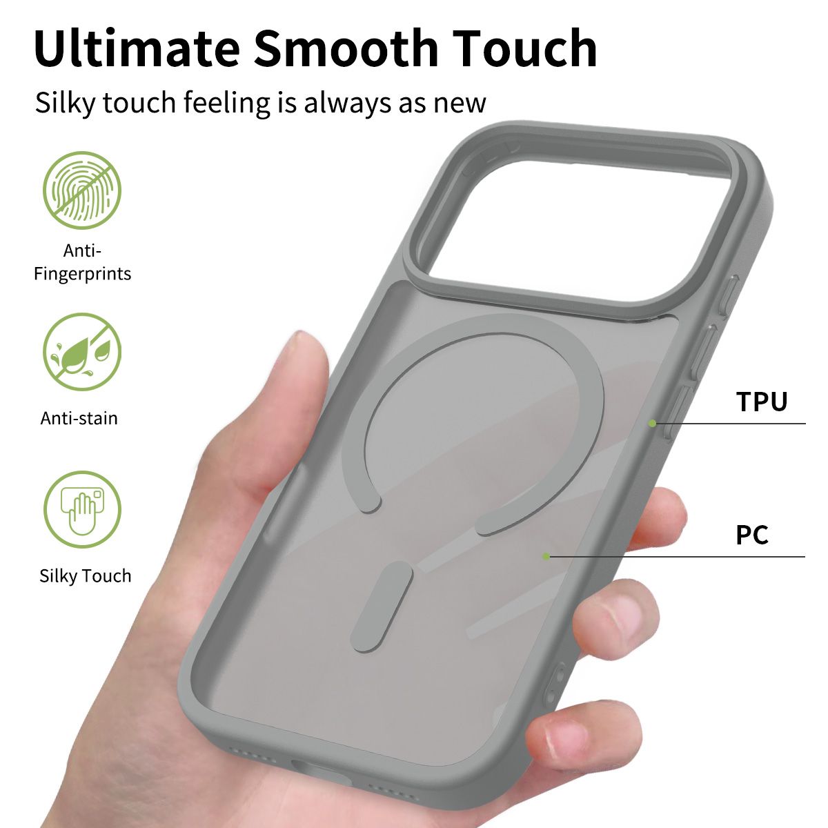 Pulse Skin Feeling MagSafe Case with Camera Action Button — 192