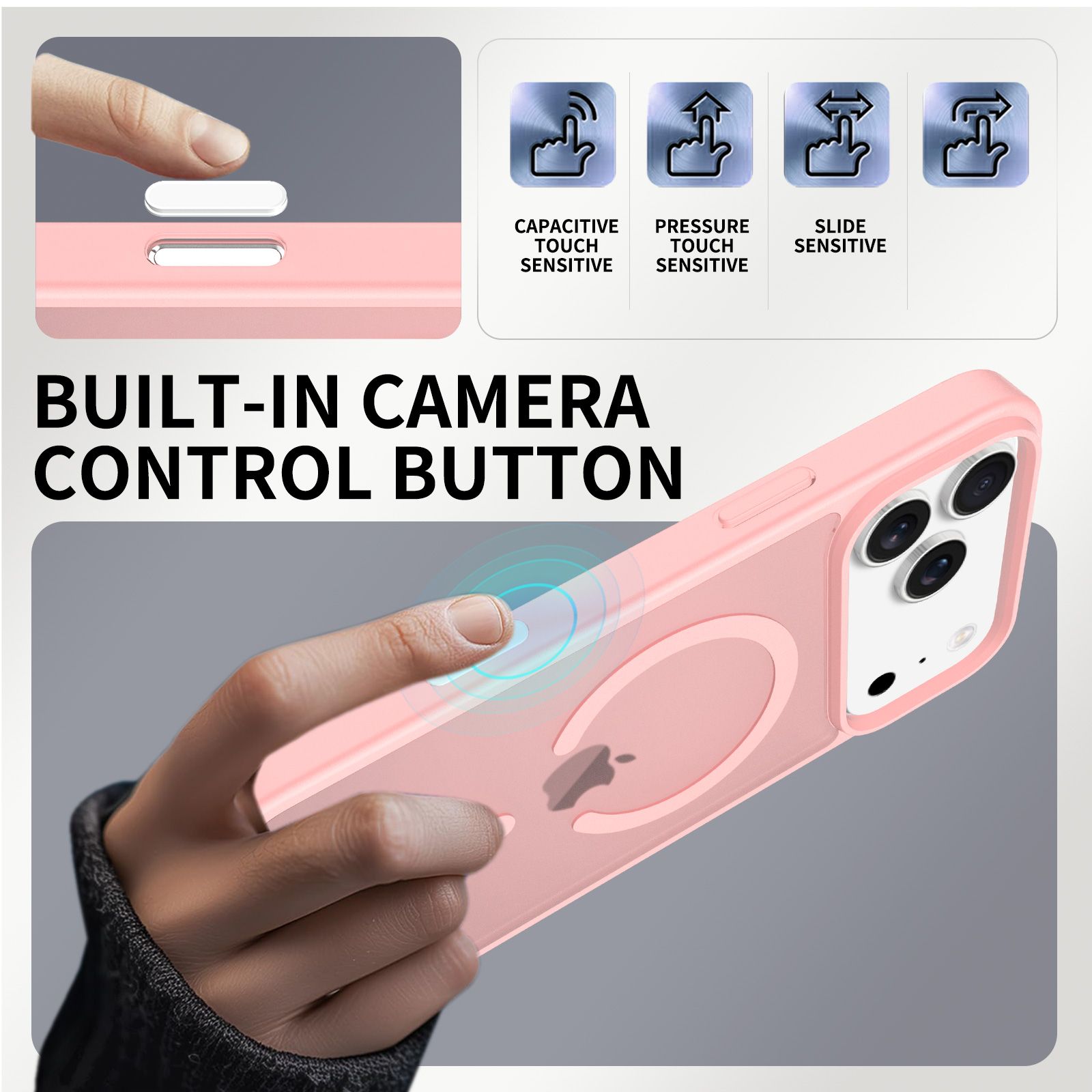 Pulse Skin Feeling MagSafe Case with Camera Action Button — 10