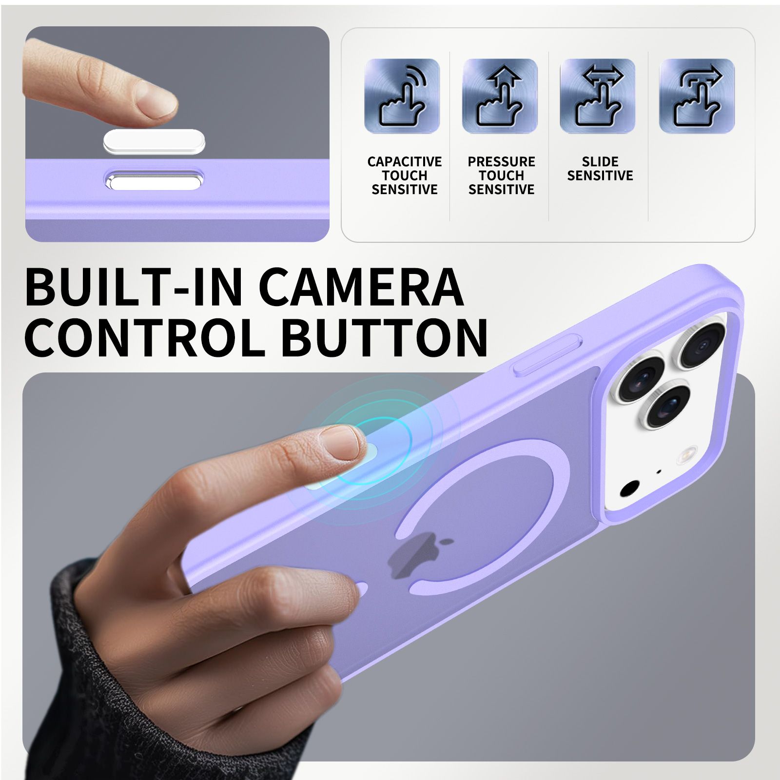 Pulse Skin Feeling MagSafe Case with Camera Action Button — 28