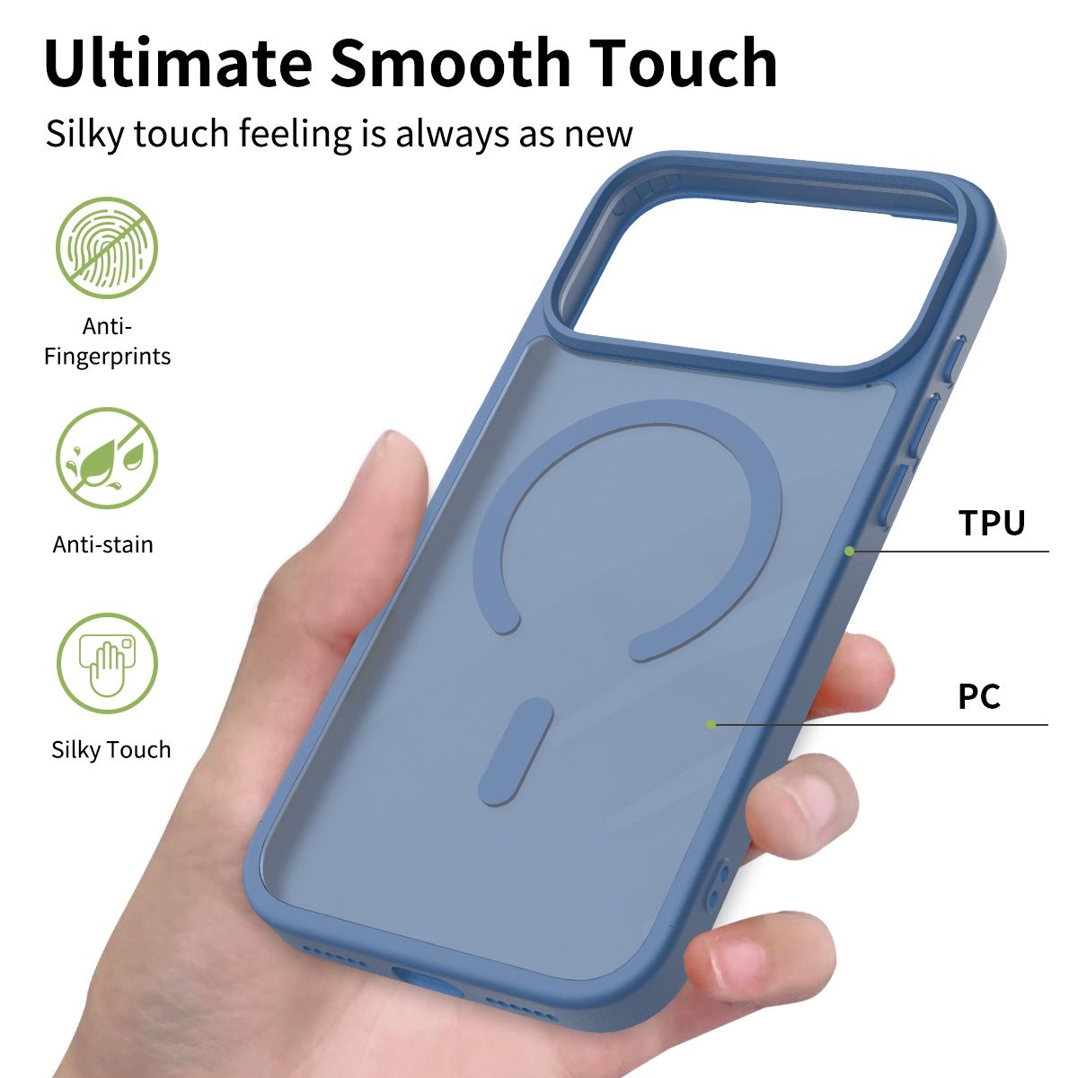Pulse Skin Feeling MagSafe Case with Camera Action Button — 56