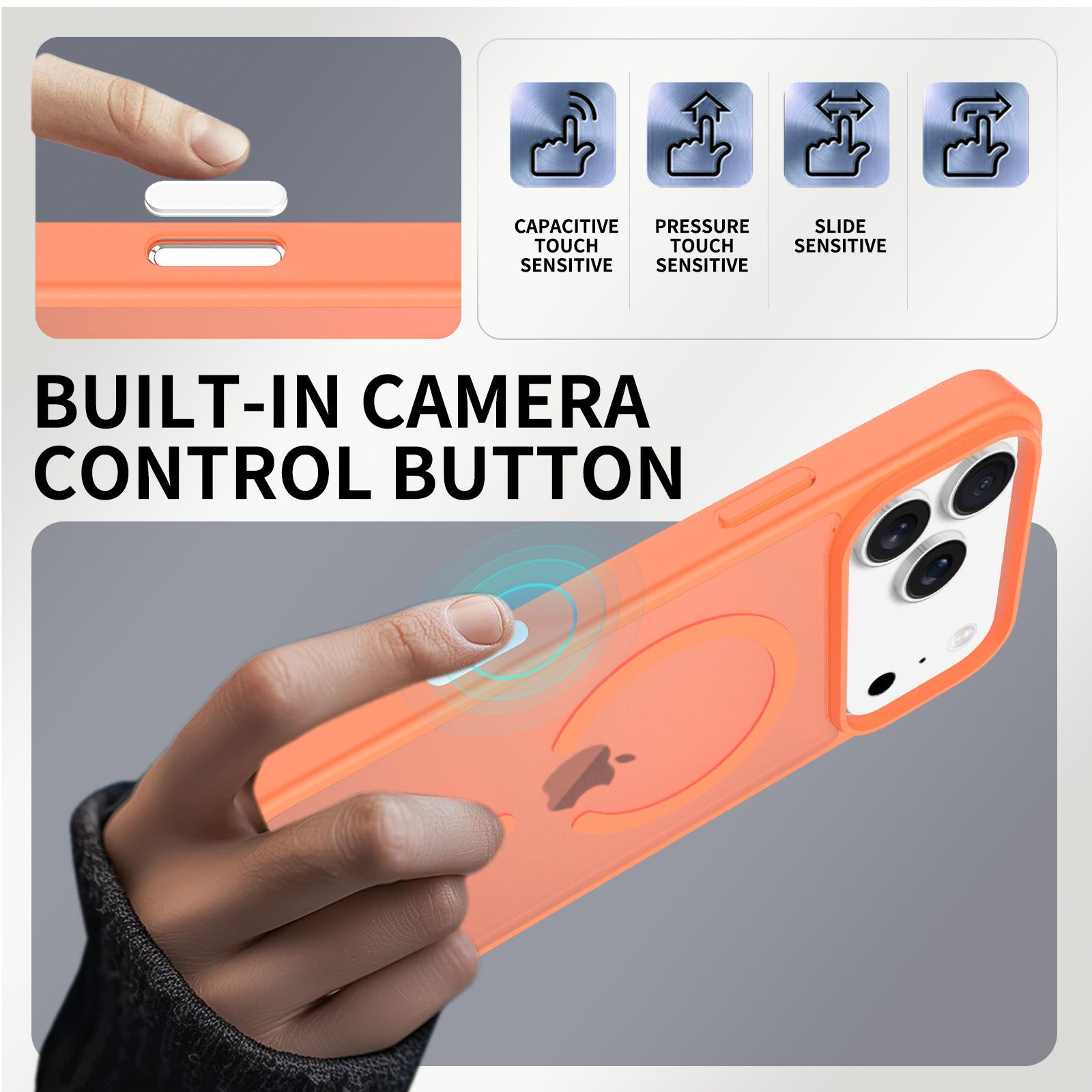 Pulse Skin Feeling MagSafe Case with Camera Action Button — 22