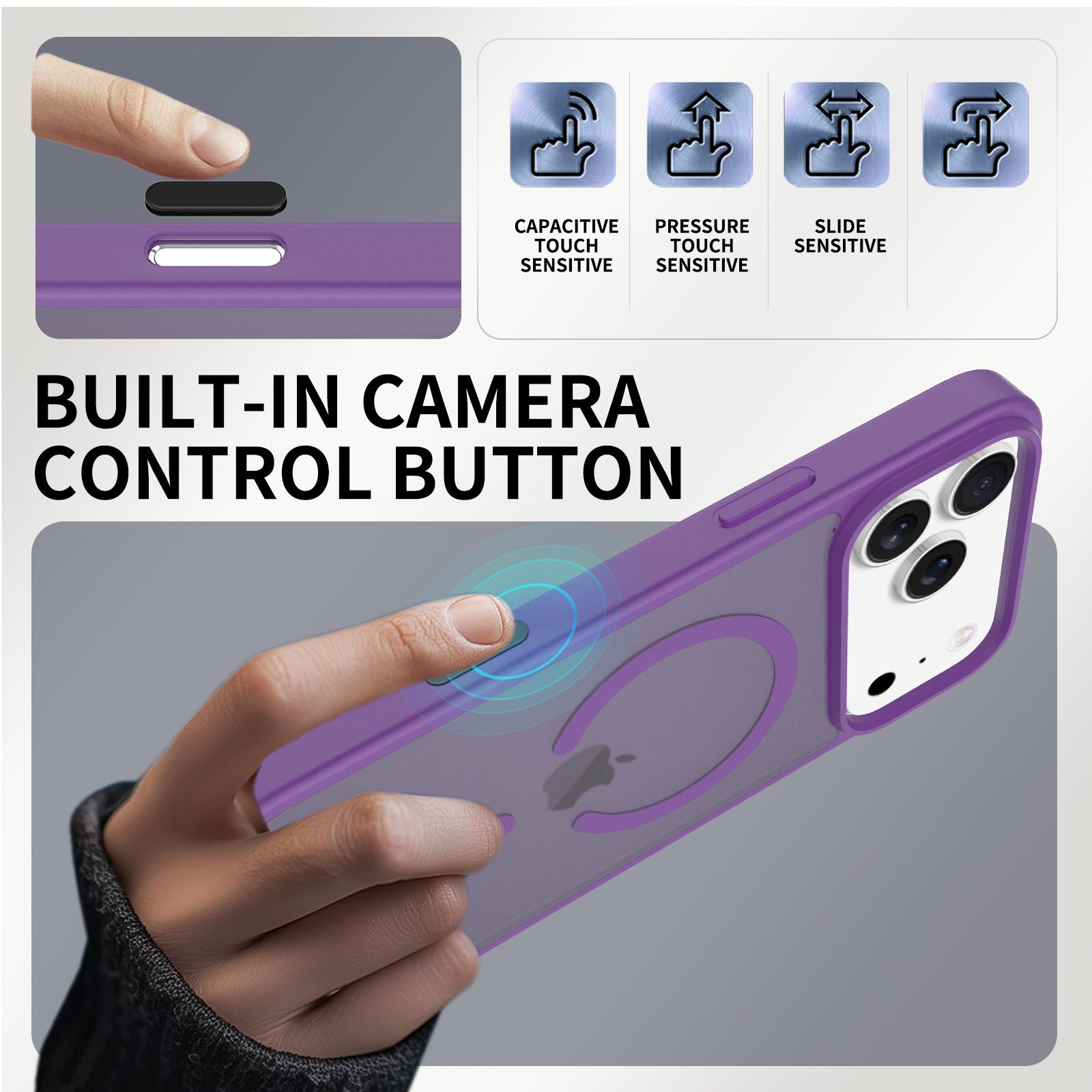 Pulse Skin Feeling MagSafe Case with Camera Action Button — 58