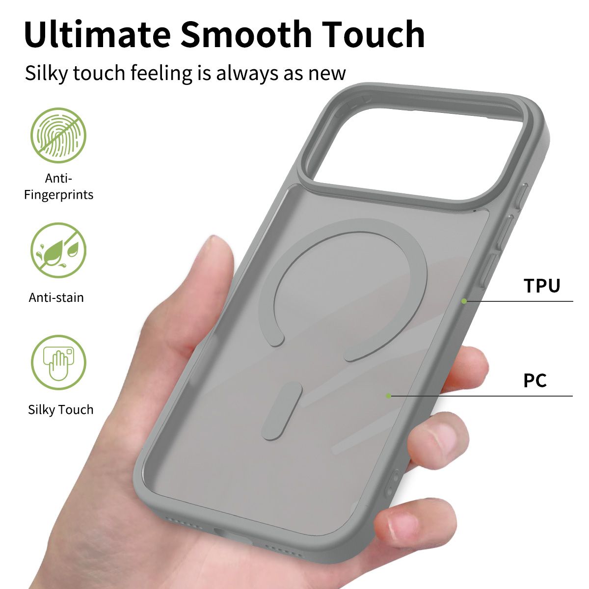 Pulse Skin Feeling MagSafe Case with Camera Action Button — 44