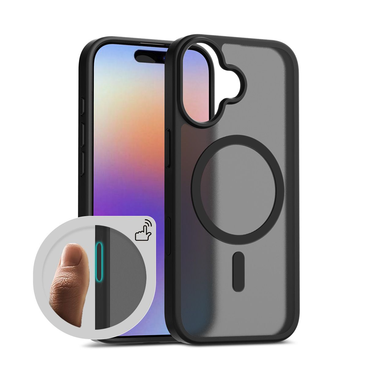 Pulse Skin Feeling MagSafe Case with Camera Action Button — 369