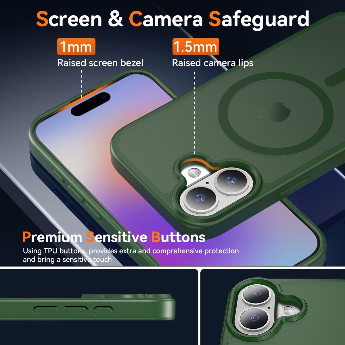 Pulse Skin Feeling MagSafe Case with Camera Action Button — 368