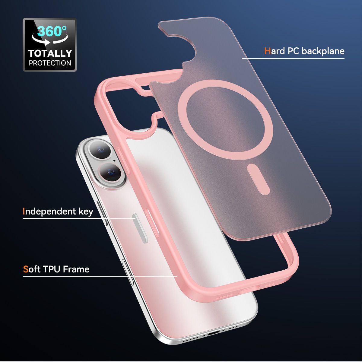 Pulse Skin Feeling MagSafe Case with Camera Action Button — 307