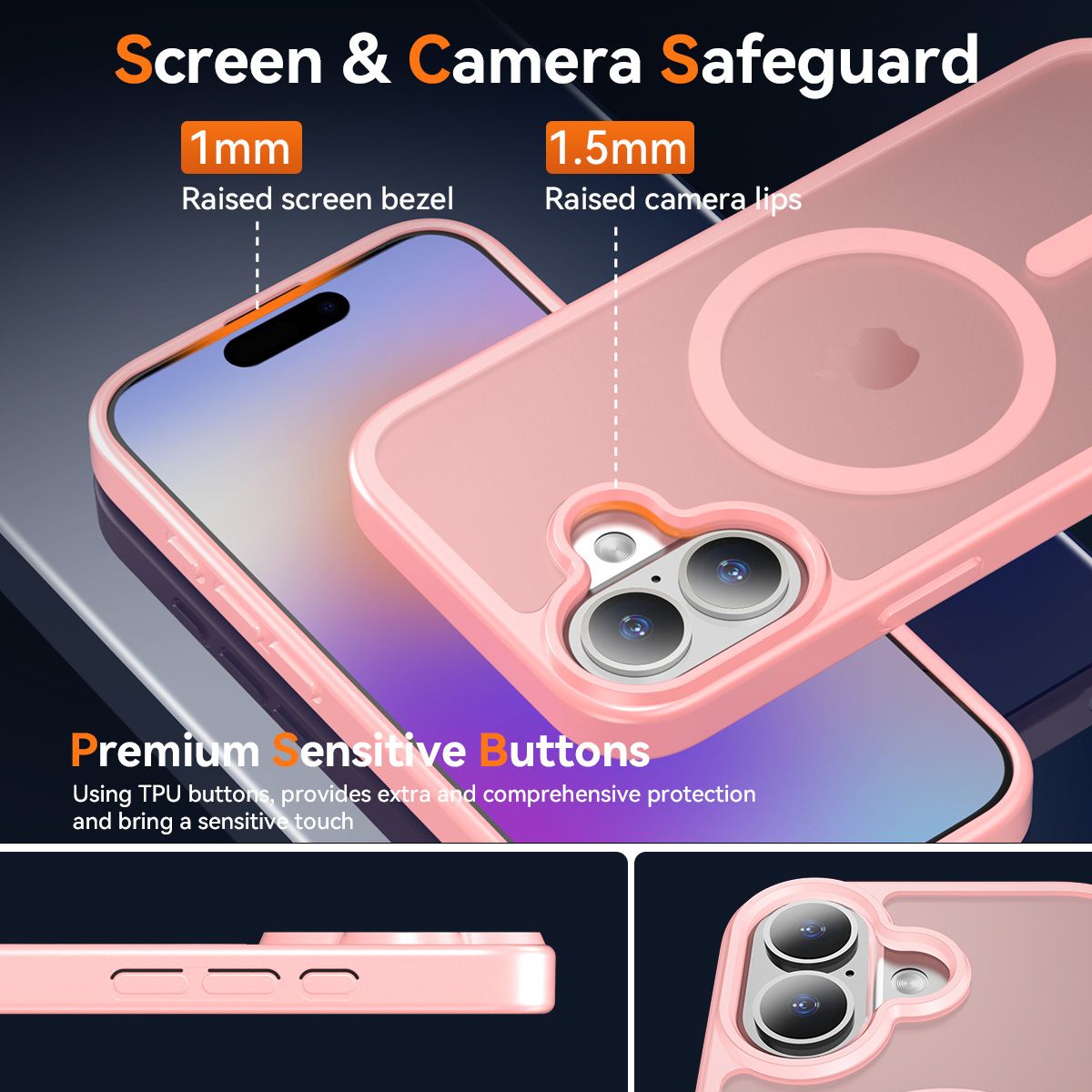 Pulse Skin Feeling MagSafe Case with Camera Action Button — 312