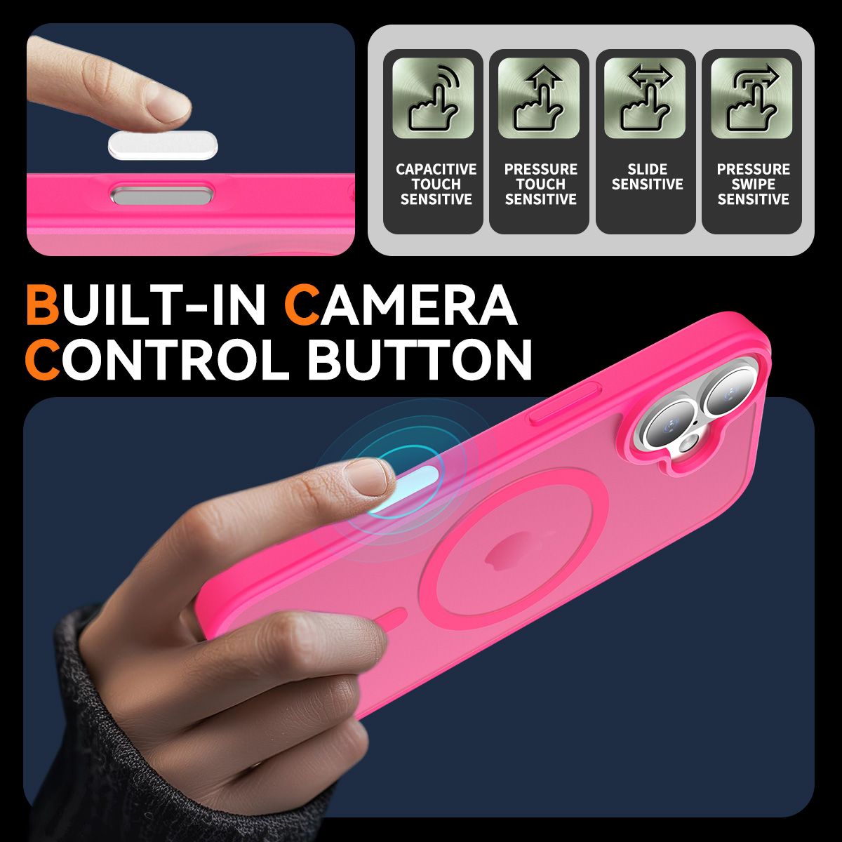 Pulse Skin Feeling MagSafe Case with Camera Action Button — 315
