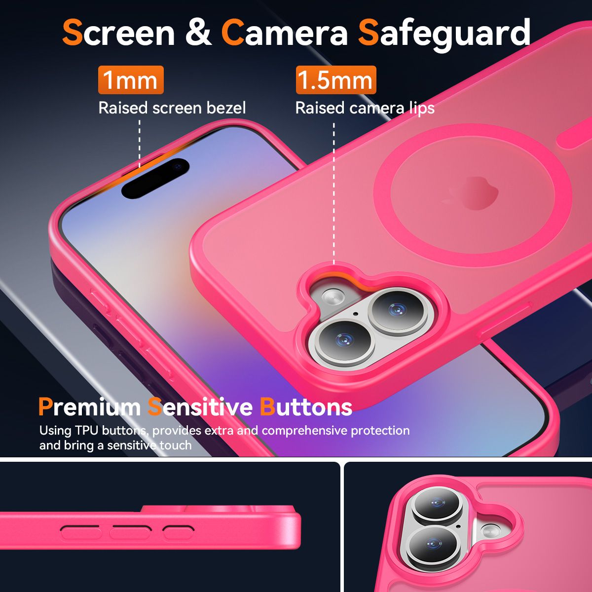 Pulse Skin Feeling MagSafe Case with Camera Action Button — 319
