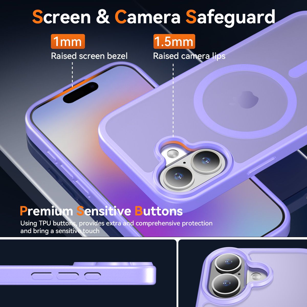 Pulse Skin Feeling MagSafe Case with Camera Action Button — 326